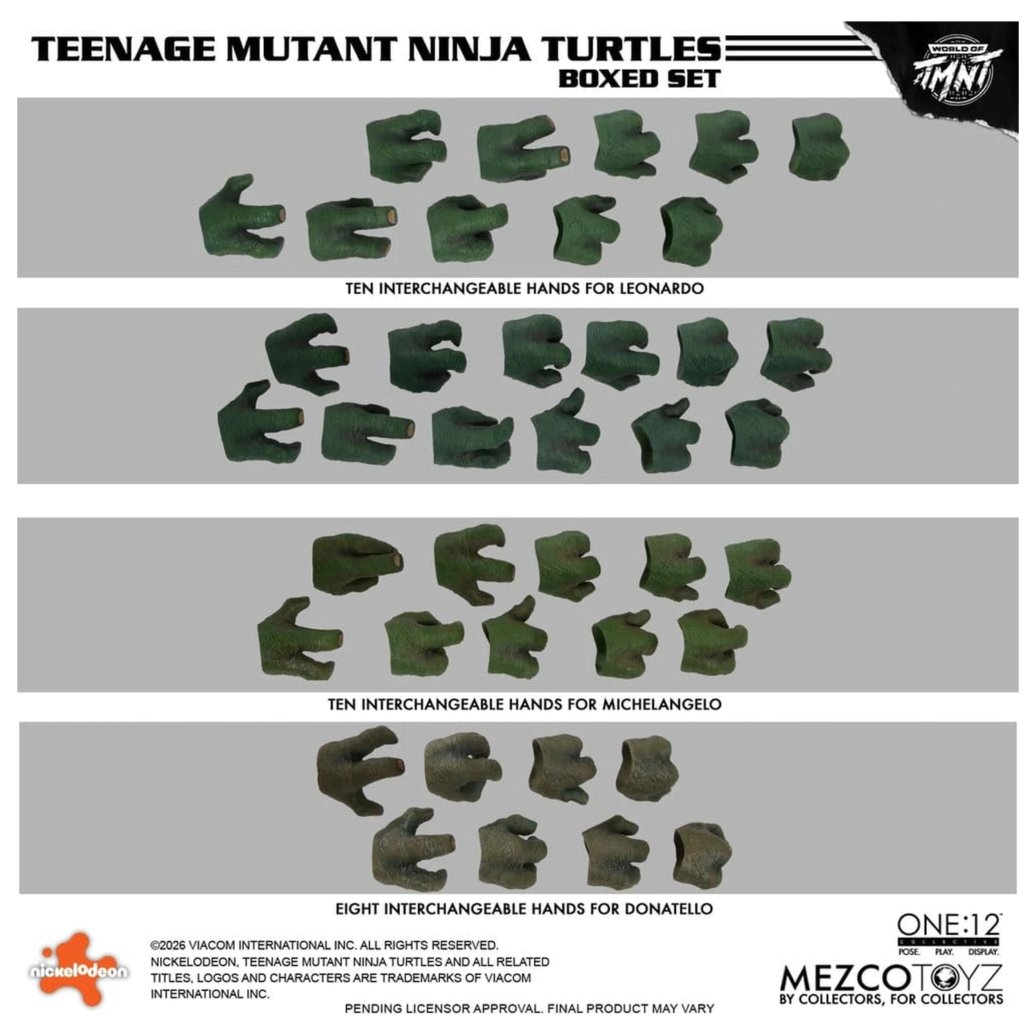 Teenage Mutant Ninja Turtles One:12 Collective akcijske figure 1/12 u kutiji set 17 cm fotografija proizvoda