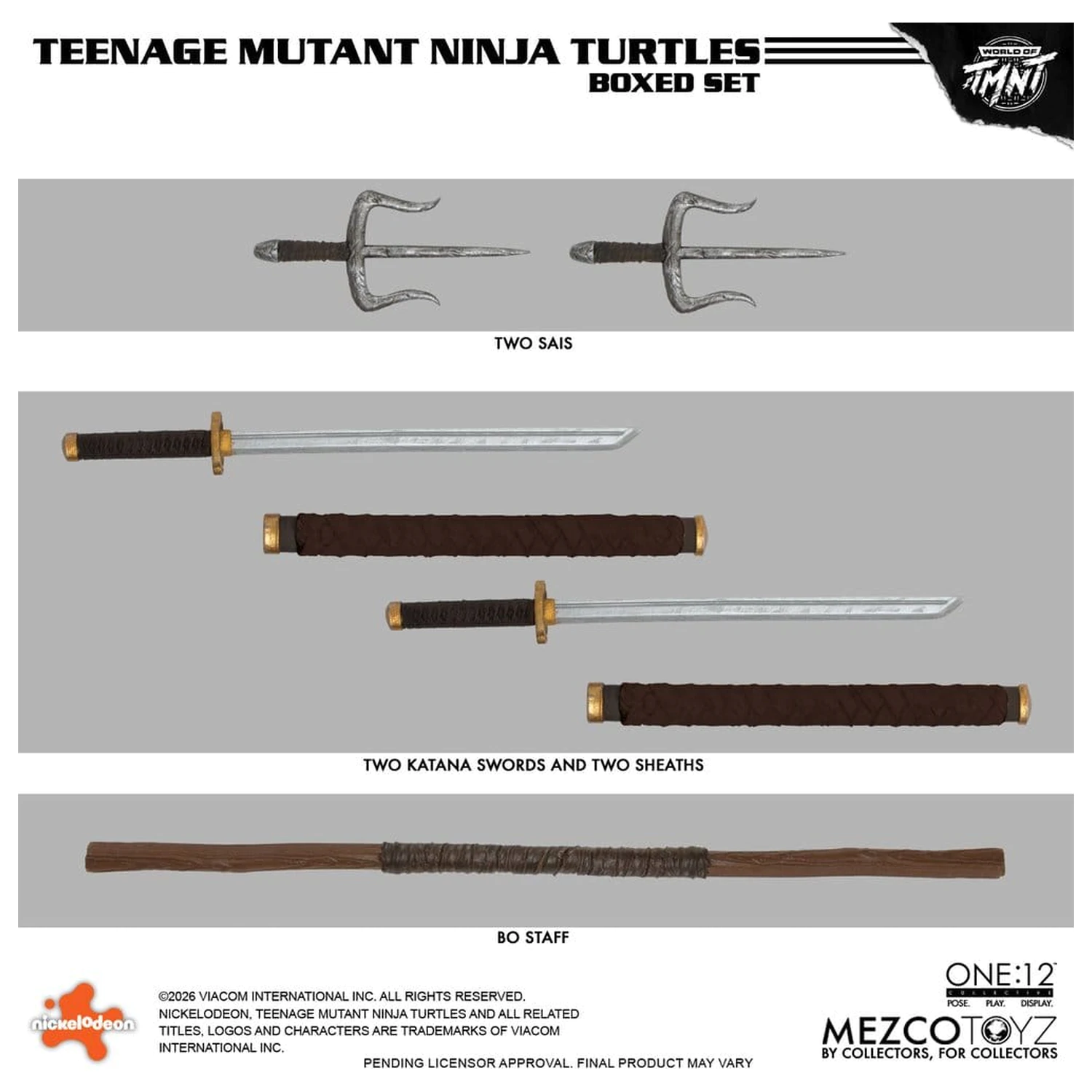 Teenage Mutant Ninja Turtles One:12 Collective akcijske figure 1/12 u kutiji set 17 cm fotografija proizvoda