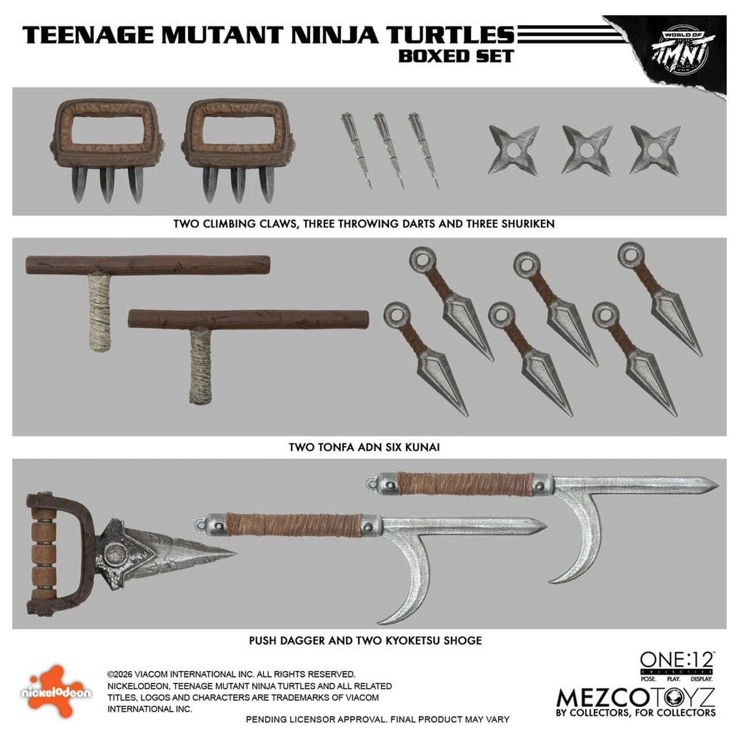Teenage Mutant Ninja Turtles One:12 Collective akcijske figure 1/12 u kutiji set 17 cm fotografija proizvoda