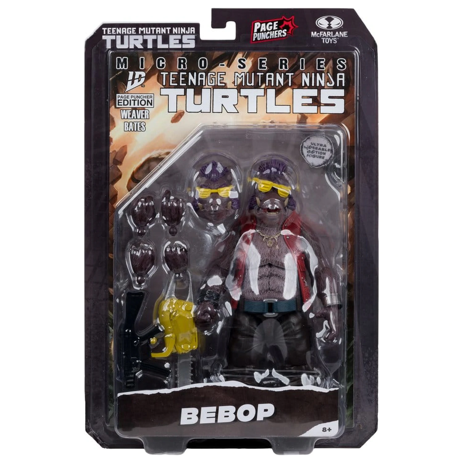 Teenage Mutant Ninja Turtles Page Punchers figura Bebop 16 cm fotografija proizvoda
