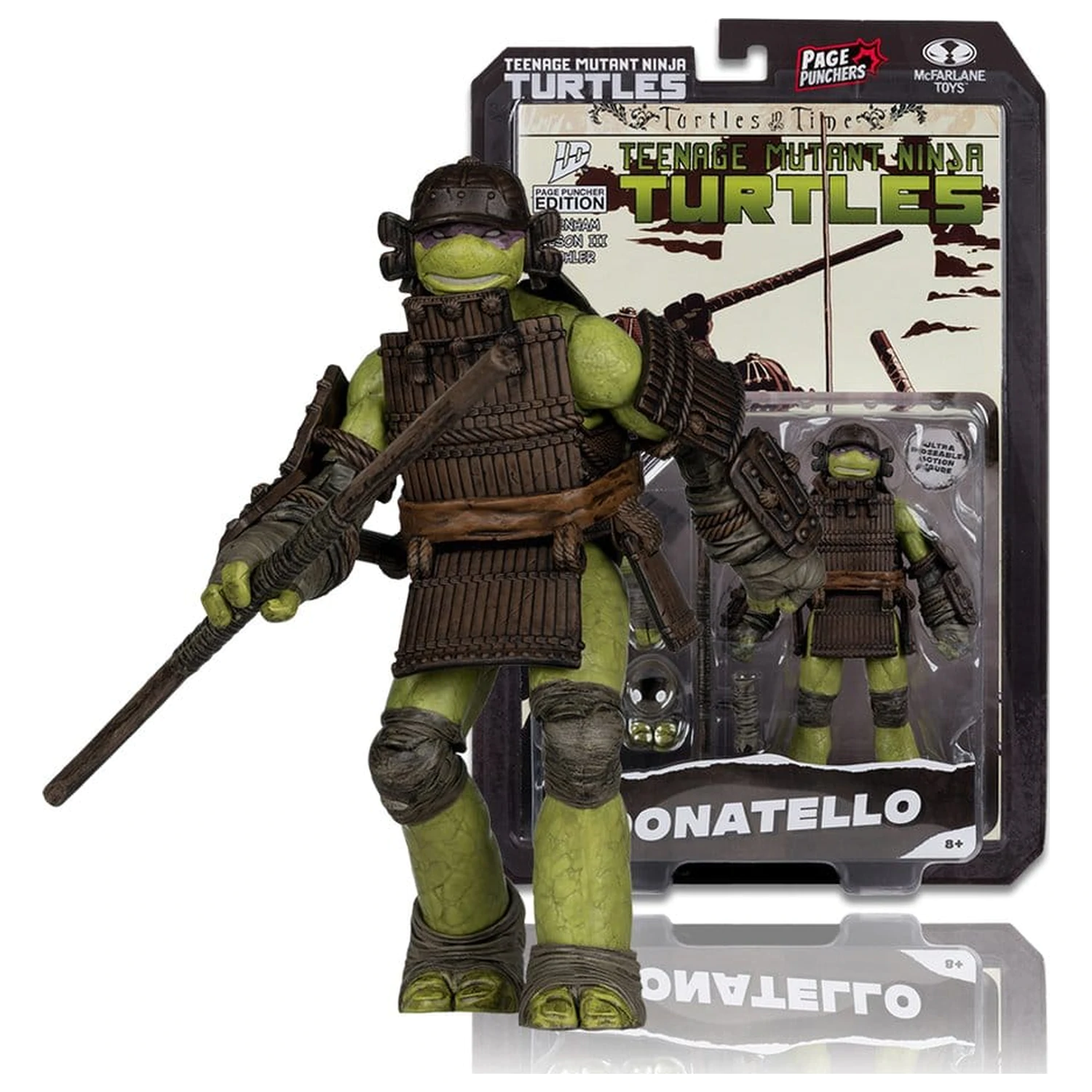 Teenage Mutant Ninja Turtles Page Punchers akcijska figura Donatello (Turtles in Time) 13 cm fotografija proizvoda
