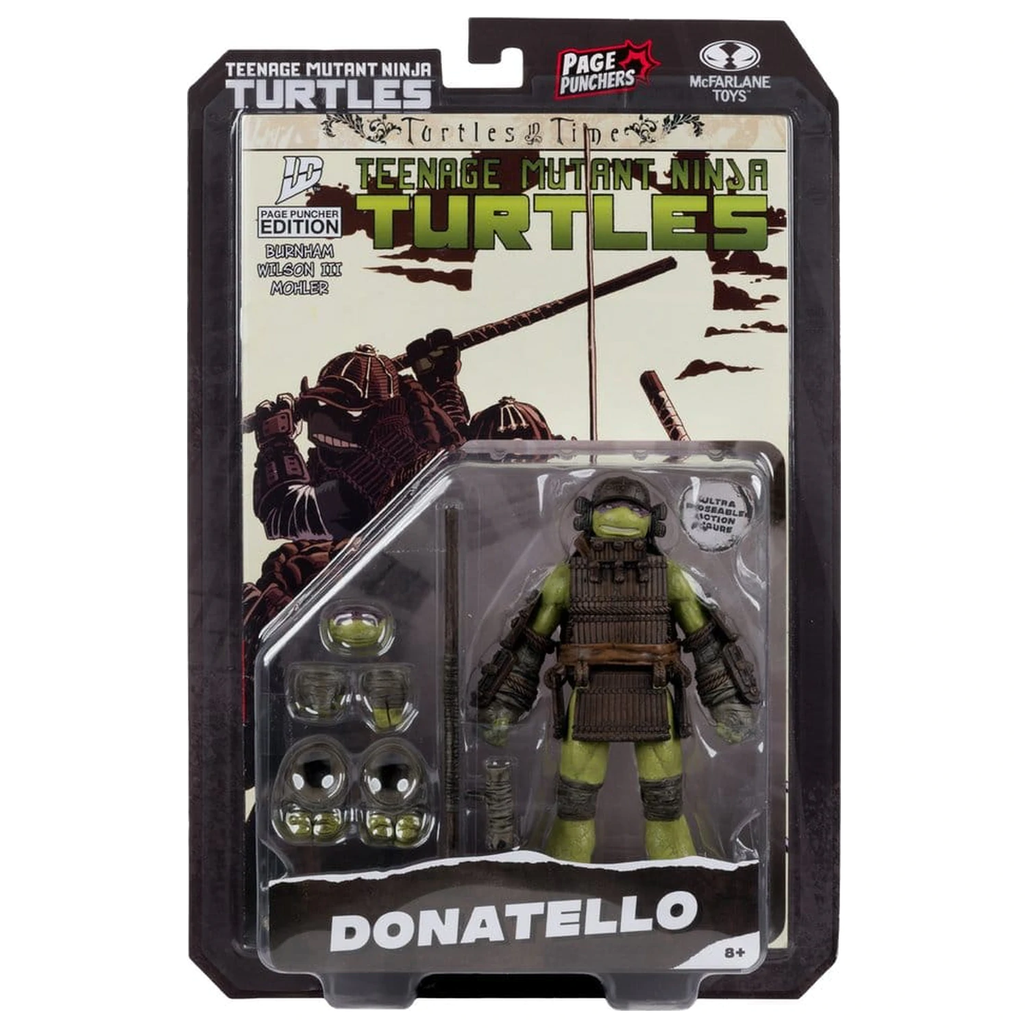 Teenage Mutant Ninja Turtles Page Punchers akcijska figura Donatello (Turtles in Time) 13 cm fotografija proizvoda
