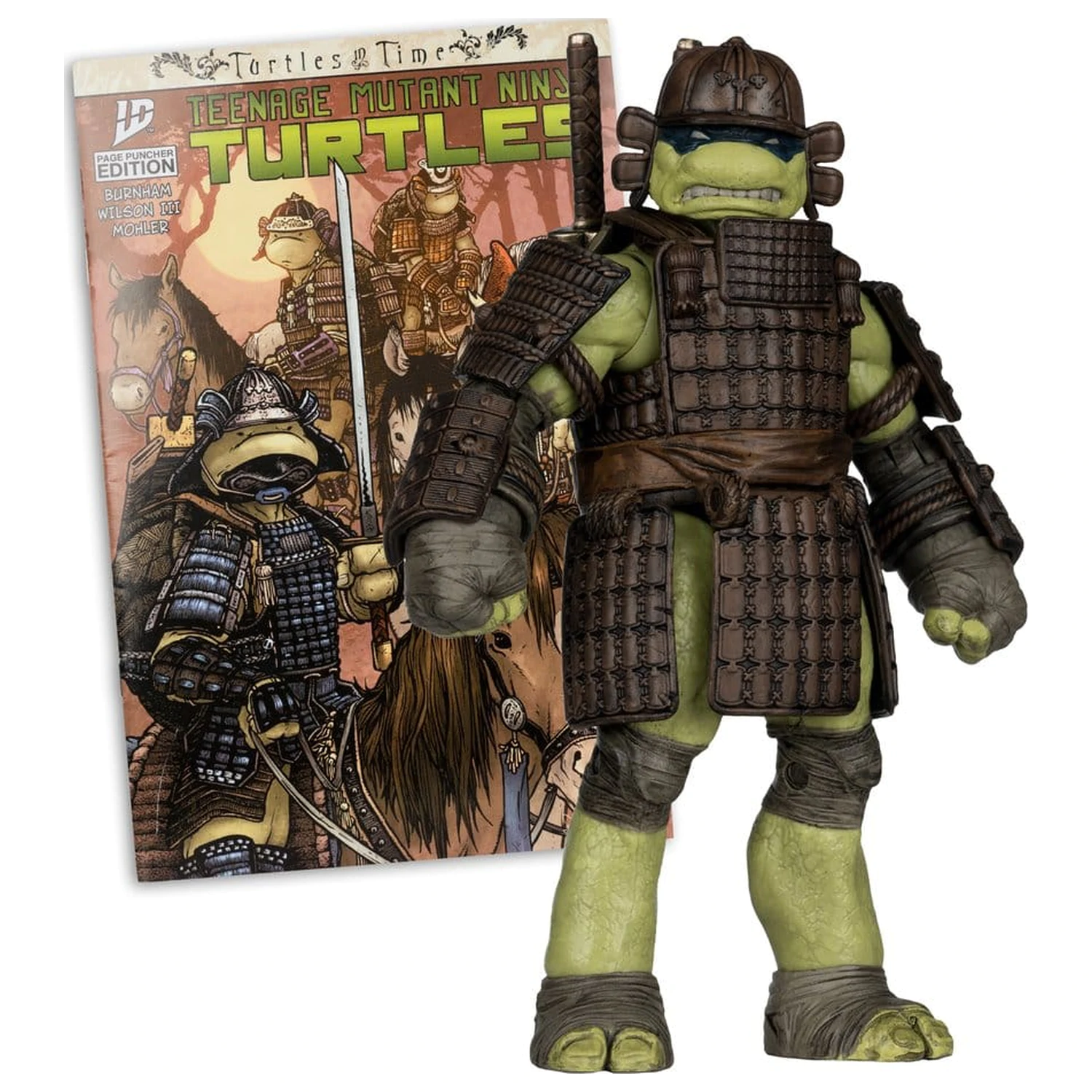 Teenage Mutant Ninja Turtles Page Punchers figura Leonardo (Turtles in Time) 13 cm fotografija proizvoda