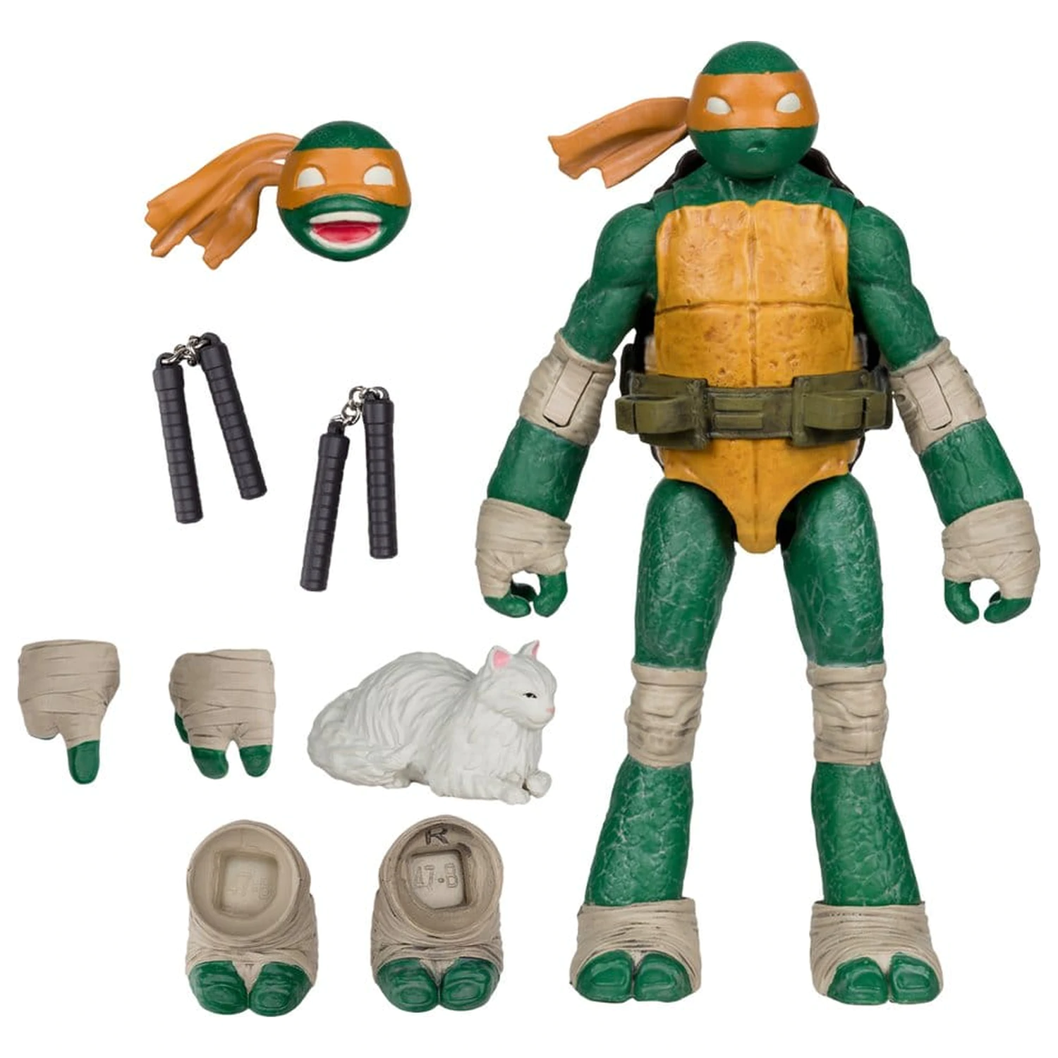 Teenage Mutant Ninja Turtles Page Punchers akcijska figura Michelangelo 13 cm fotografija proizvoda