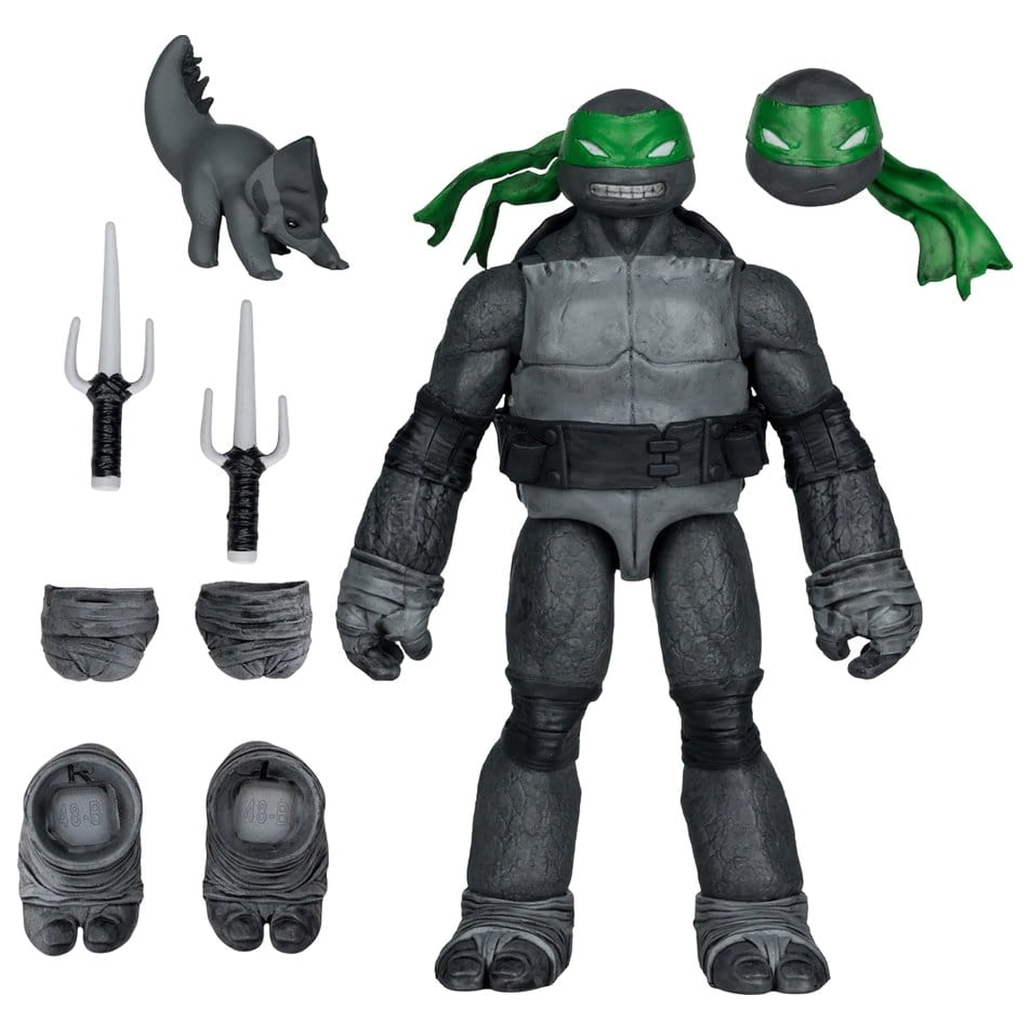 Teenage Mutant Ninja Turtles Page Punchers figura (crno, bijelo i zeleno) (Red Platinum Edition) 13 cm fotografija proizvoda