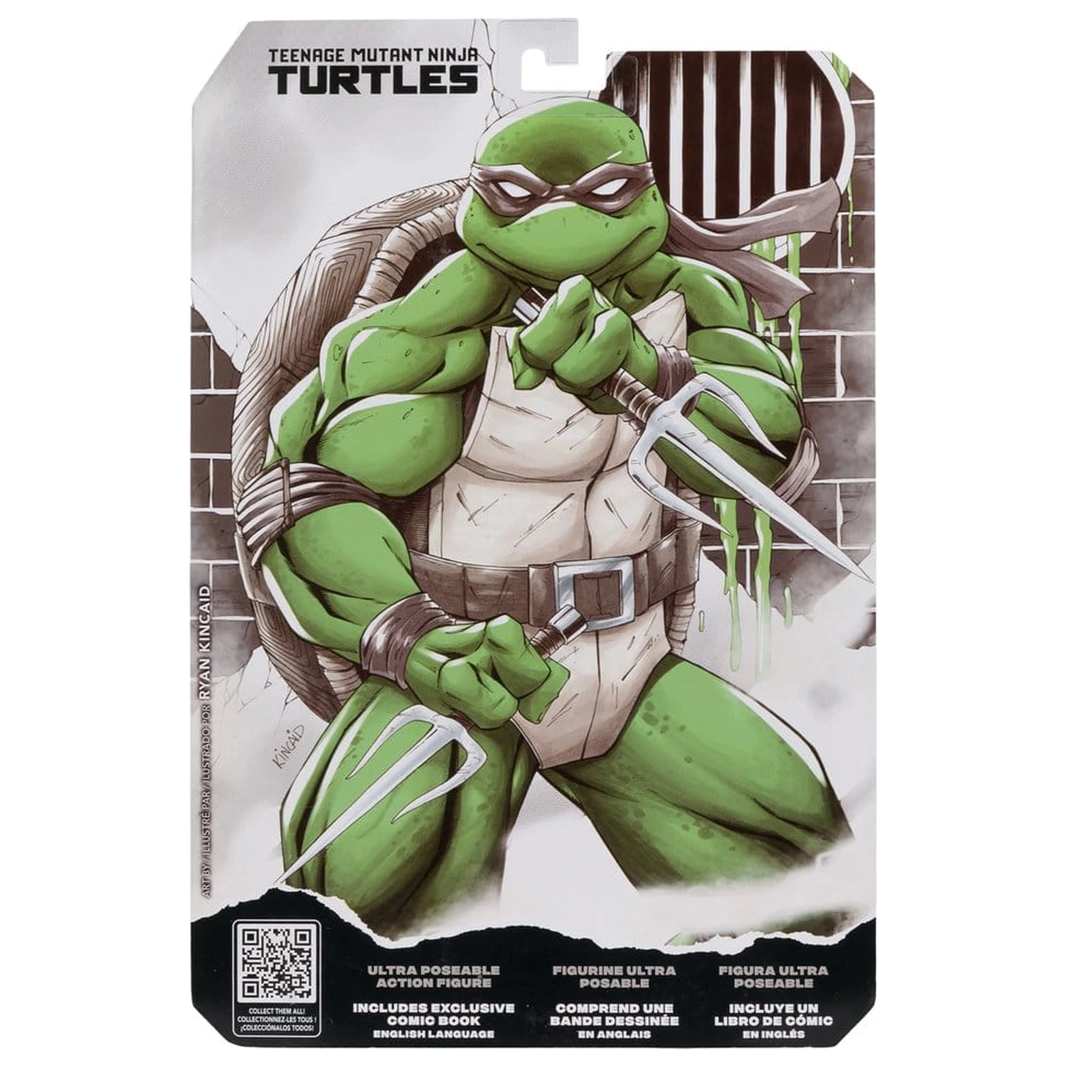 Teenage Mutant Ninja Turtles Page Punchers figura (crno, bijelo i zeleno) (Red Platinum Edition) 13 cm fotografija proizvoda