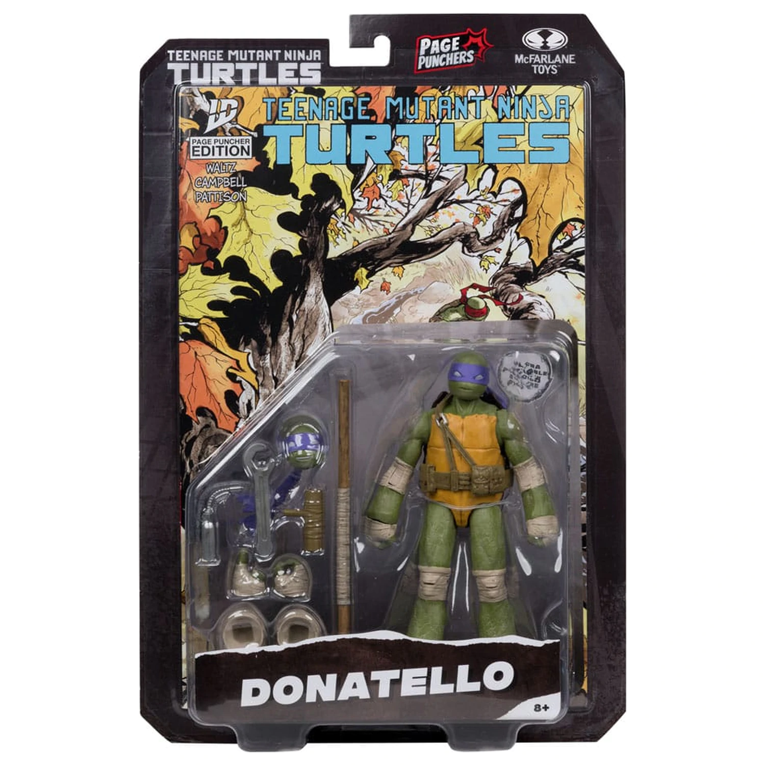 Teenage Mutant Ninja Turtles Page Punchers akcijska figura Donatello 13 cm fotografija proizvoda