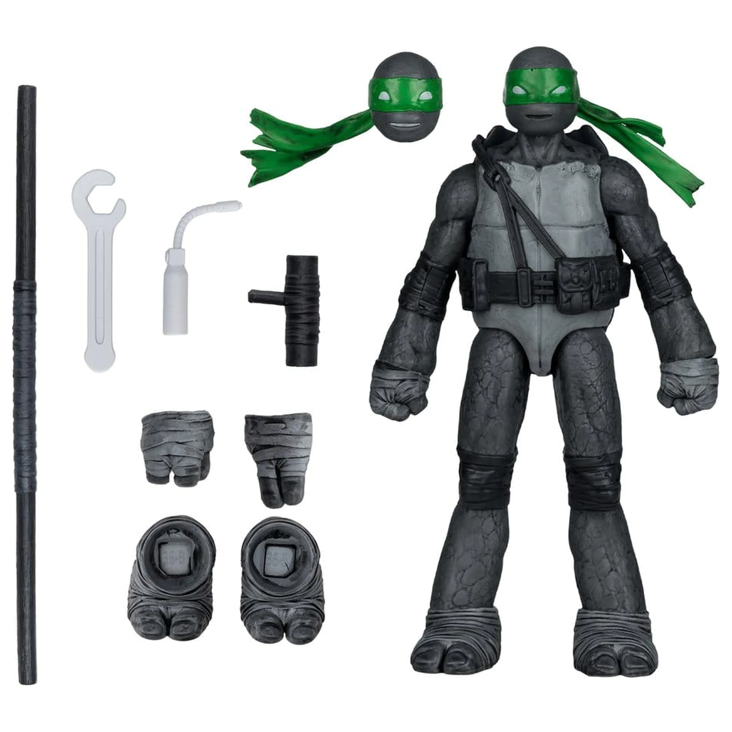 Teenage Mutant Ninja Turtles Page Punchers akcijska figura Donatello (crna, bijela i zelena) (crveno Platinum izdanje) 13 cm fotografija proizvoda
