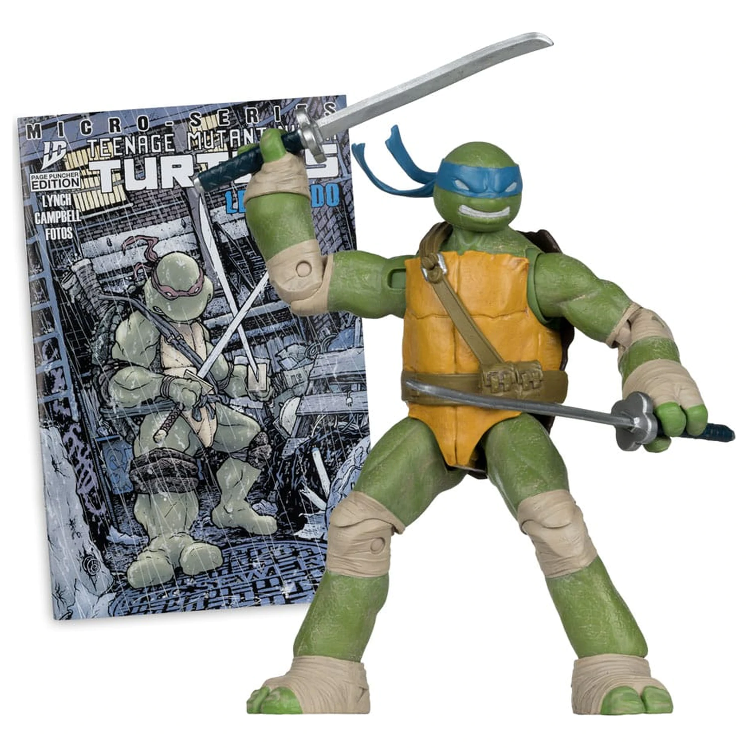 Teenage Mutant Ninja Turtles Page Punchers figura Leonardo 13 cm fotografija proizvoda