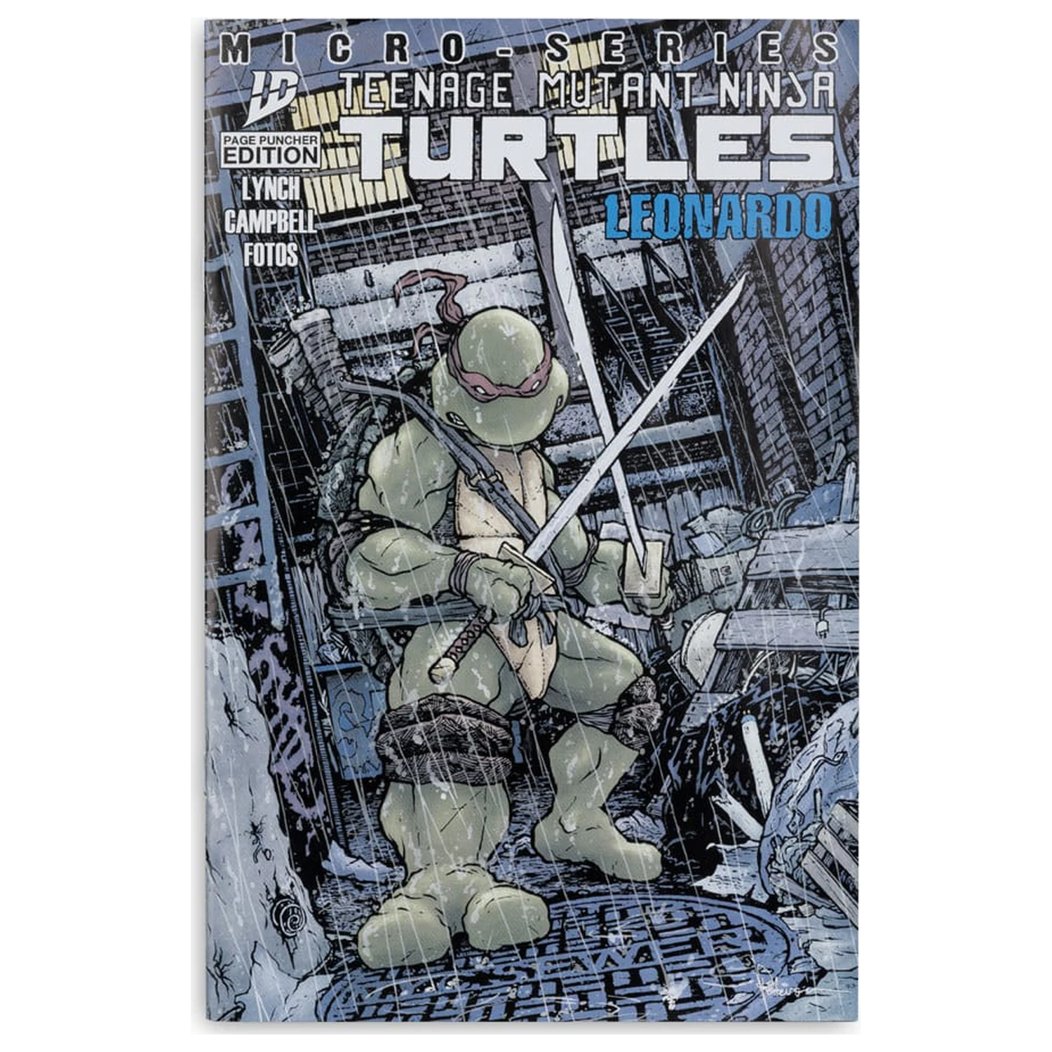 Teenage Mutant Ninja Turtles Page Punchers figura Leonardo 13 cm fotografija proizvoda