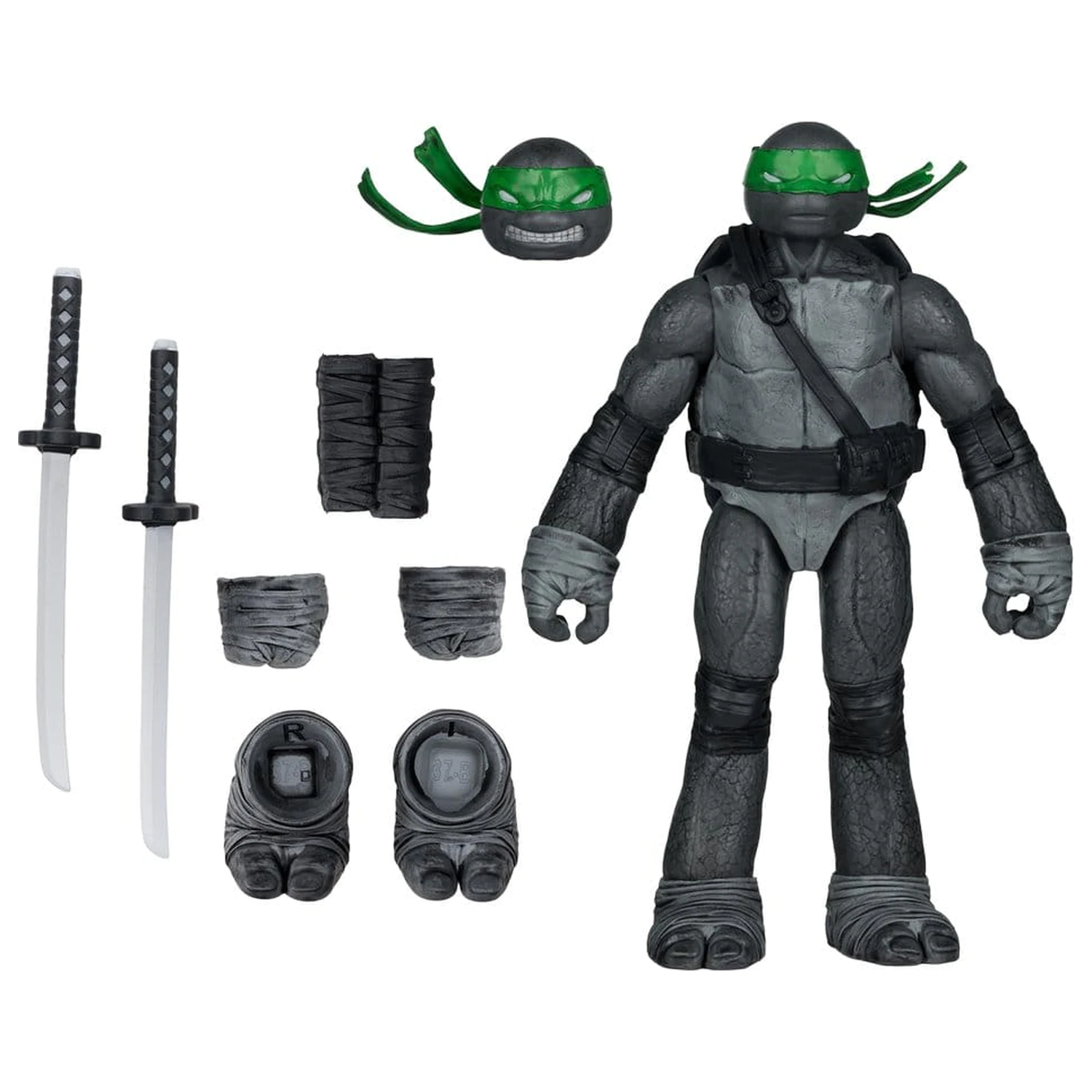 Teenage Mutant Ninja Turtles Page Punchers figura Leonardo (crno-bijela i zelena) (Red Platinum Edition) 13 cm fotografija proizvoda