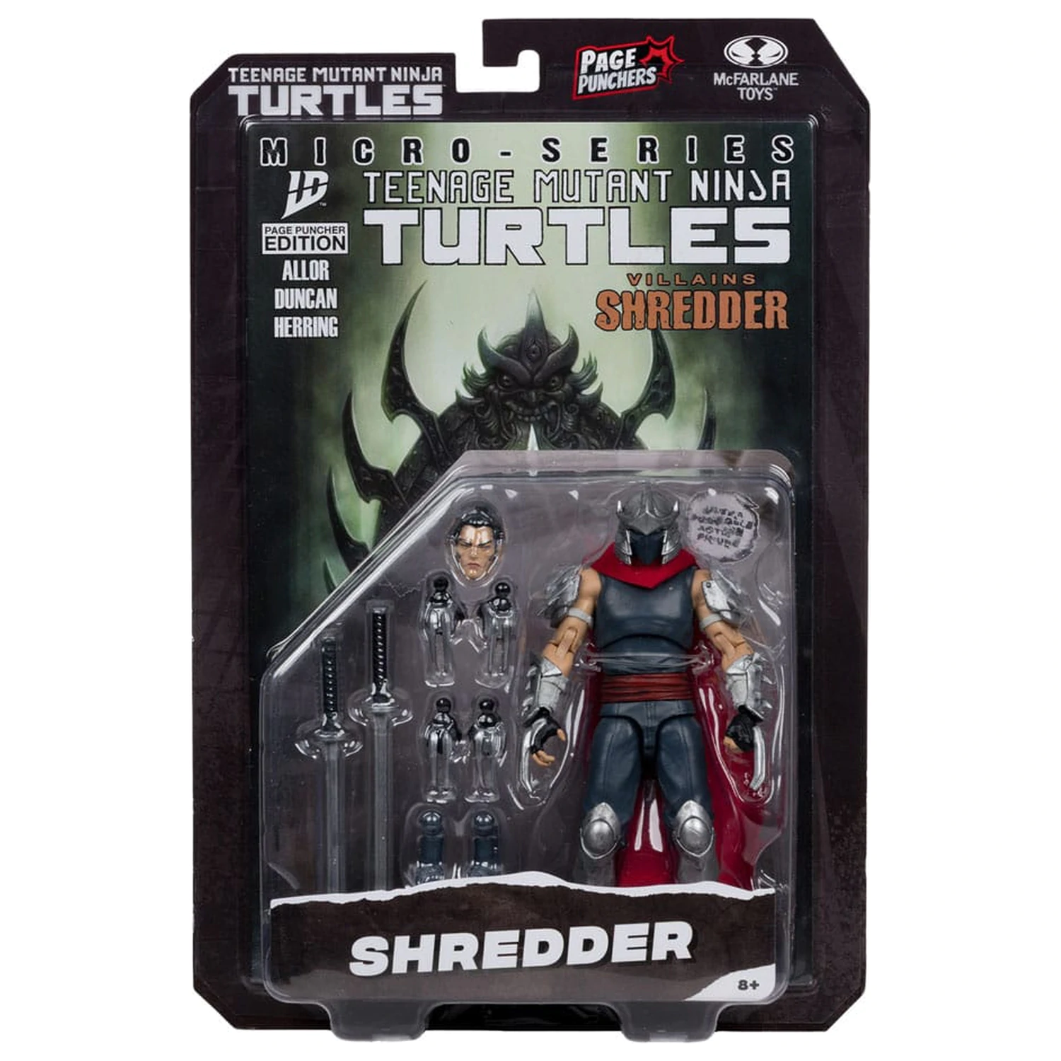 Teenage Mutant Ninja Turtles Page Punchers akcijska figura Shredder 14 cm fotografija proizvoda