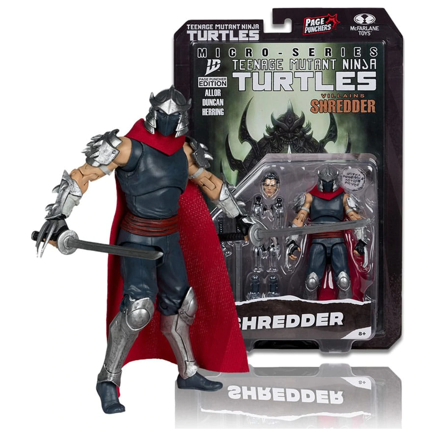 Teenage Mutant Ninja Turtles Page Punchers akcijska figura Shredder 14 cm fotografija proizvoda