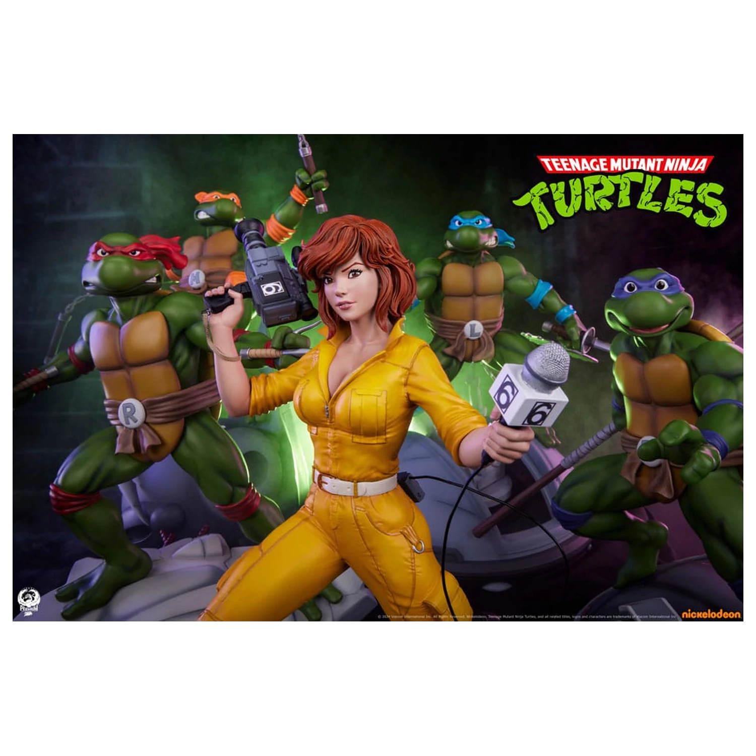 Teenage Mutant Ninja Turtles Premier Serija Statua 1/4 April O'Neil 46 cm fotografija proizvoda
