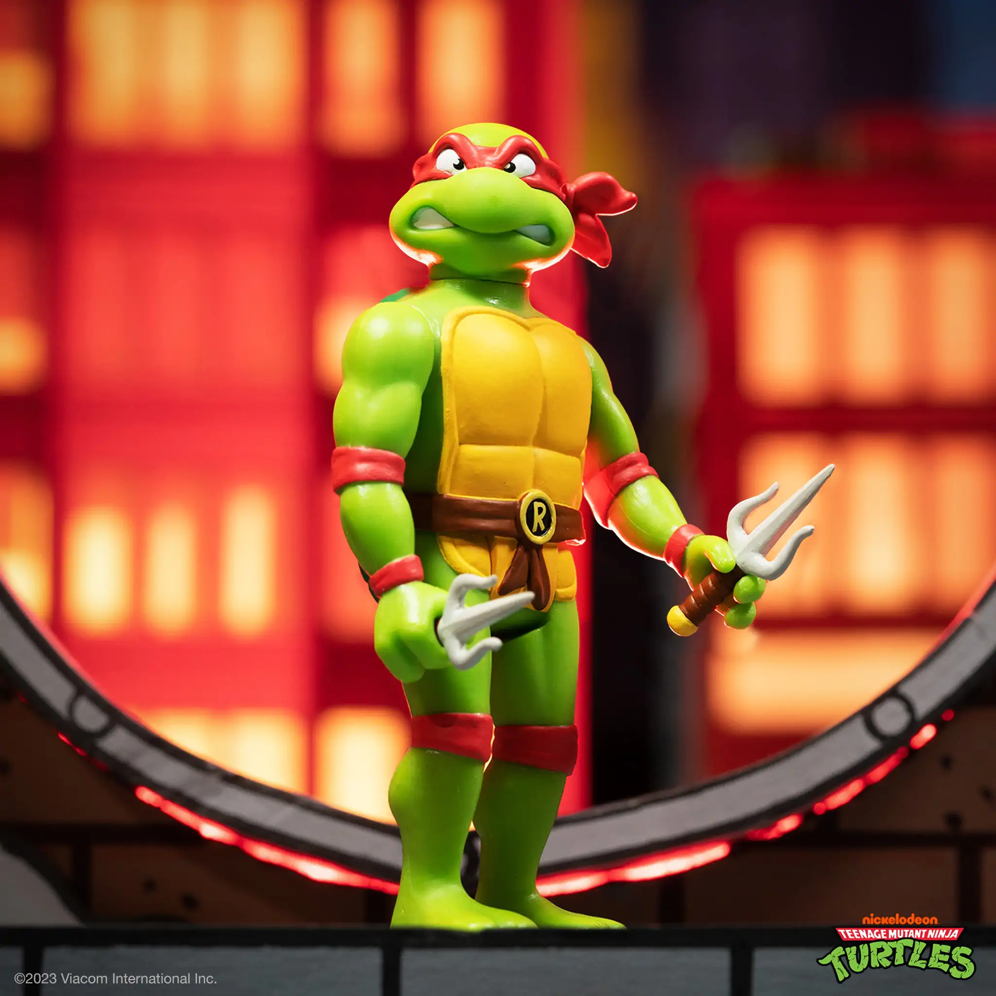 Teenage Mutant Ninja Turtles ReAction akcijska figura Raphael 10 cm fotografija proizvoda