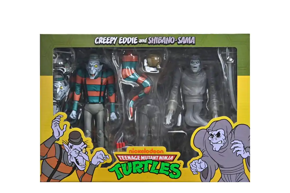 Teenage Mutant Ninja Turtles: Saturday Morning Adventures akcijska figura 2-Pack Creepy Eddie & Shibano-Sama 17 cm fotografija proizvoda