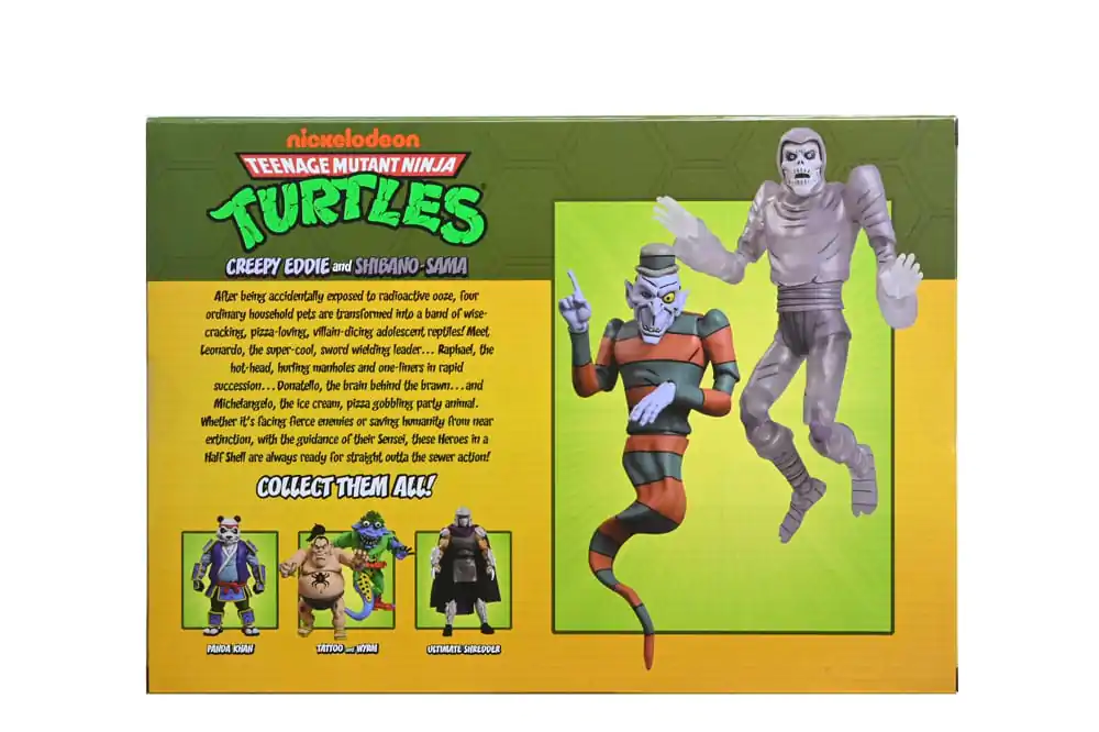 Teenage Mutant Ninja Turtles: Saturday Morning Adventures akcijska figura 2-Pack Creepy Eddie & Shibano-Sama 17 cm fotografija proizvoda