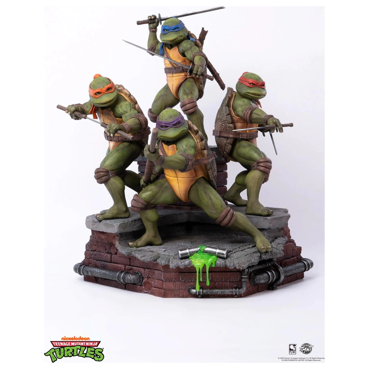 Teenage Mutant Ninja Turtles Kip Movie Diorama 1/6 51 cm fotografija proizvoda
