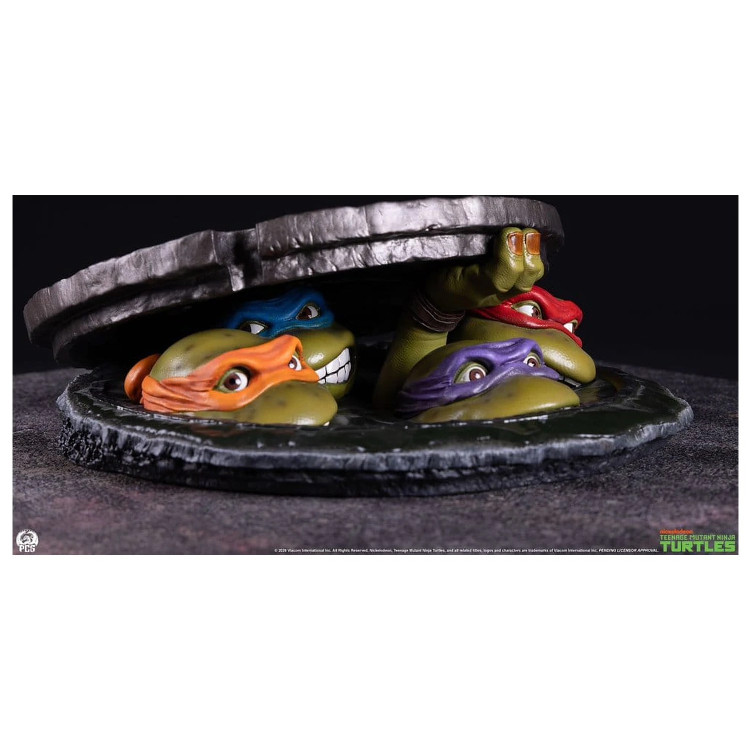 Teenage Mutant Ninja Turtles Stolni set 1/4 Underground 11 cm fotografija proizvoda