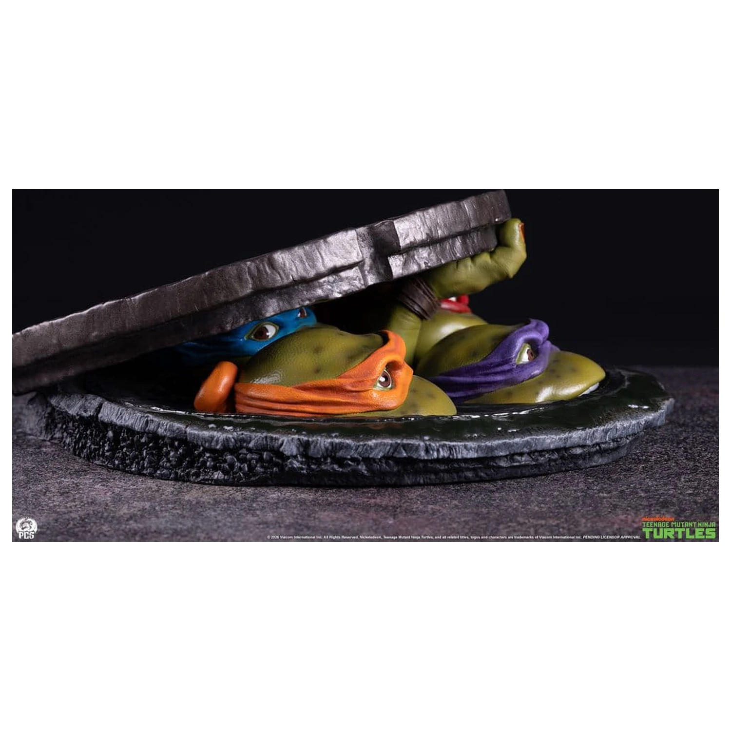 Teenage Mutant Ninja Turtles Stolni set 1/4 Underground 11 cm fotografija proizvoda