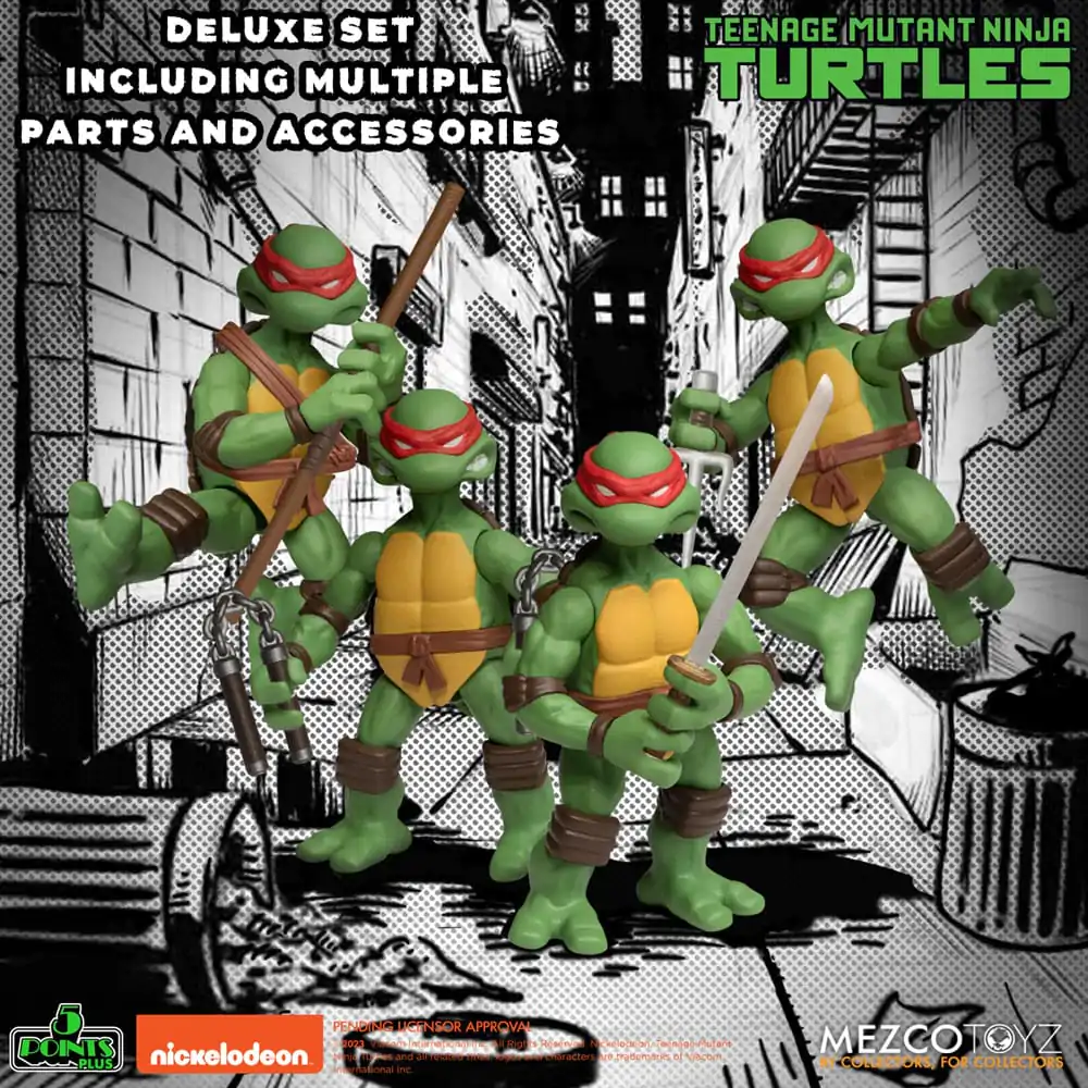 Teenage Mutant Ninja Turtles Action Figures Teenage Mutant Ninja Turtles Deluxe Set 8 cmFigurice Teenage Mutant Ninja Turtles Teenage Mutant Ninja Turtles Deluxe Set 8 cm fotografija proizvoda