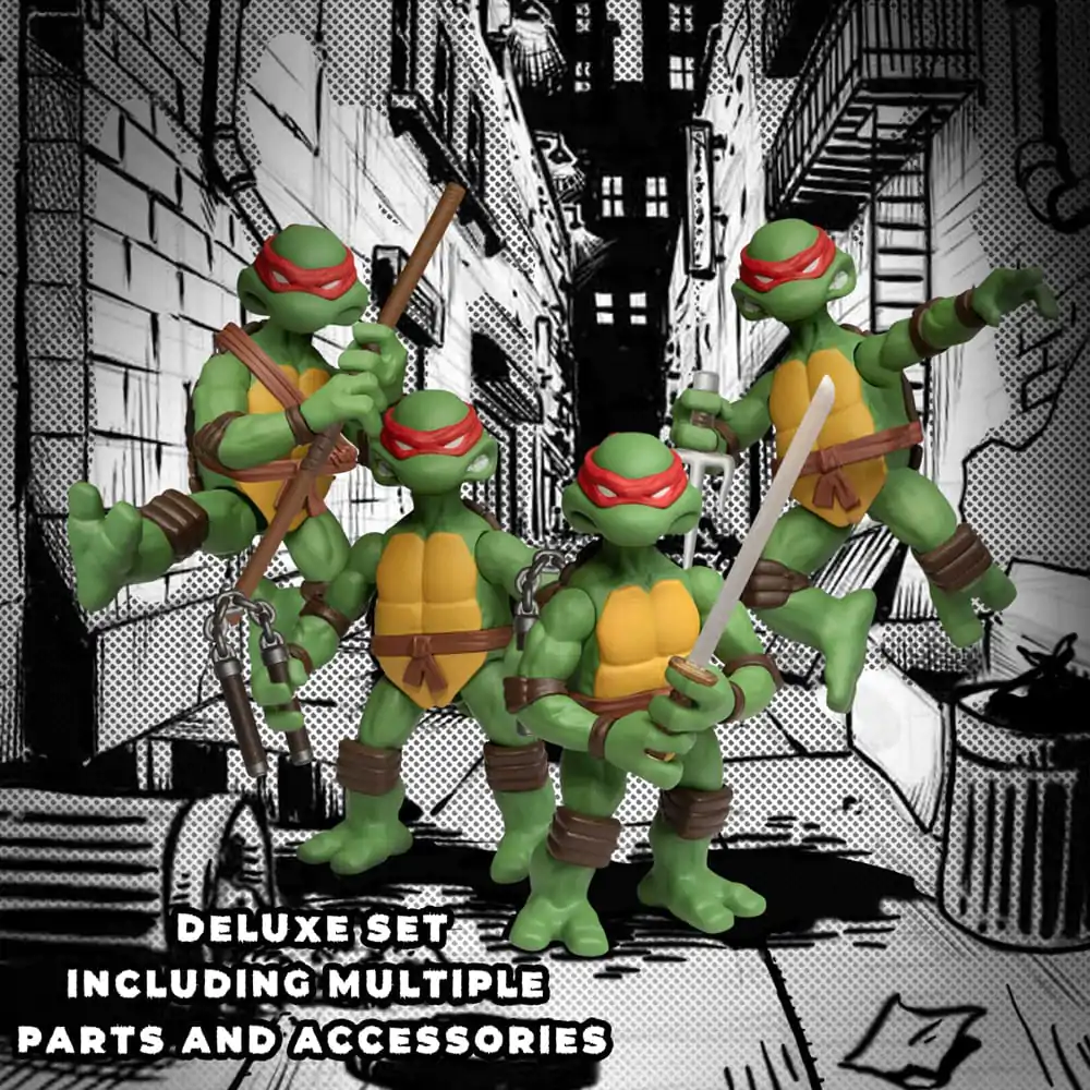 Teenage Mutant Ninja Turtles Action Figures Teenage Mutant Ninja Turtles Deluxe Set 8 cmFigurice Teenage Mutant Ninja Turtles Teenage Mutant Ninja Turtles Deluxe Set 8 cm fotografija proizvoda