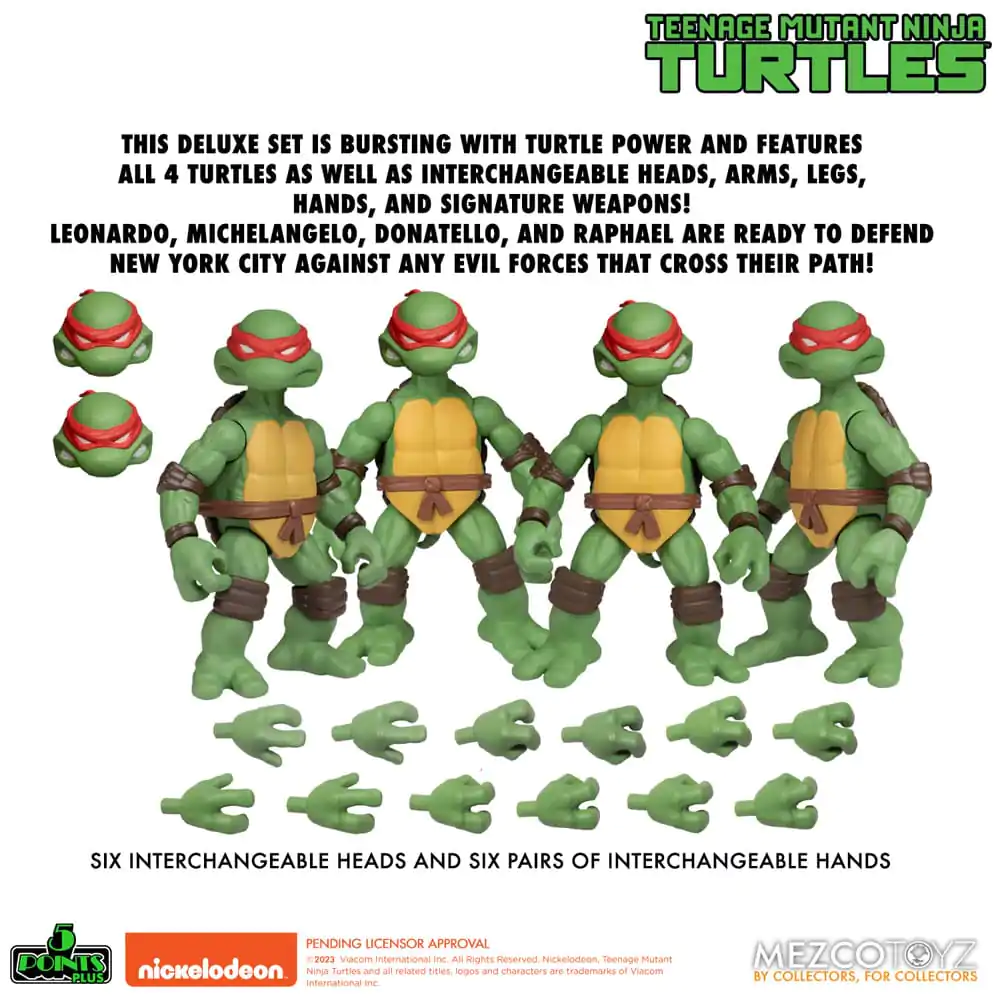 Teenage Mutant Ninja Turtles Action Figures Teenage Mutant Ninja Turtles Deluxe Set 8 cmFigurice Teenage Mutant Ninja Turtles Teenage Mutant Ninja Turtles Deluxe Set 8 cm fotografija proizvoda