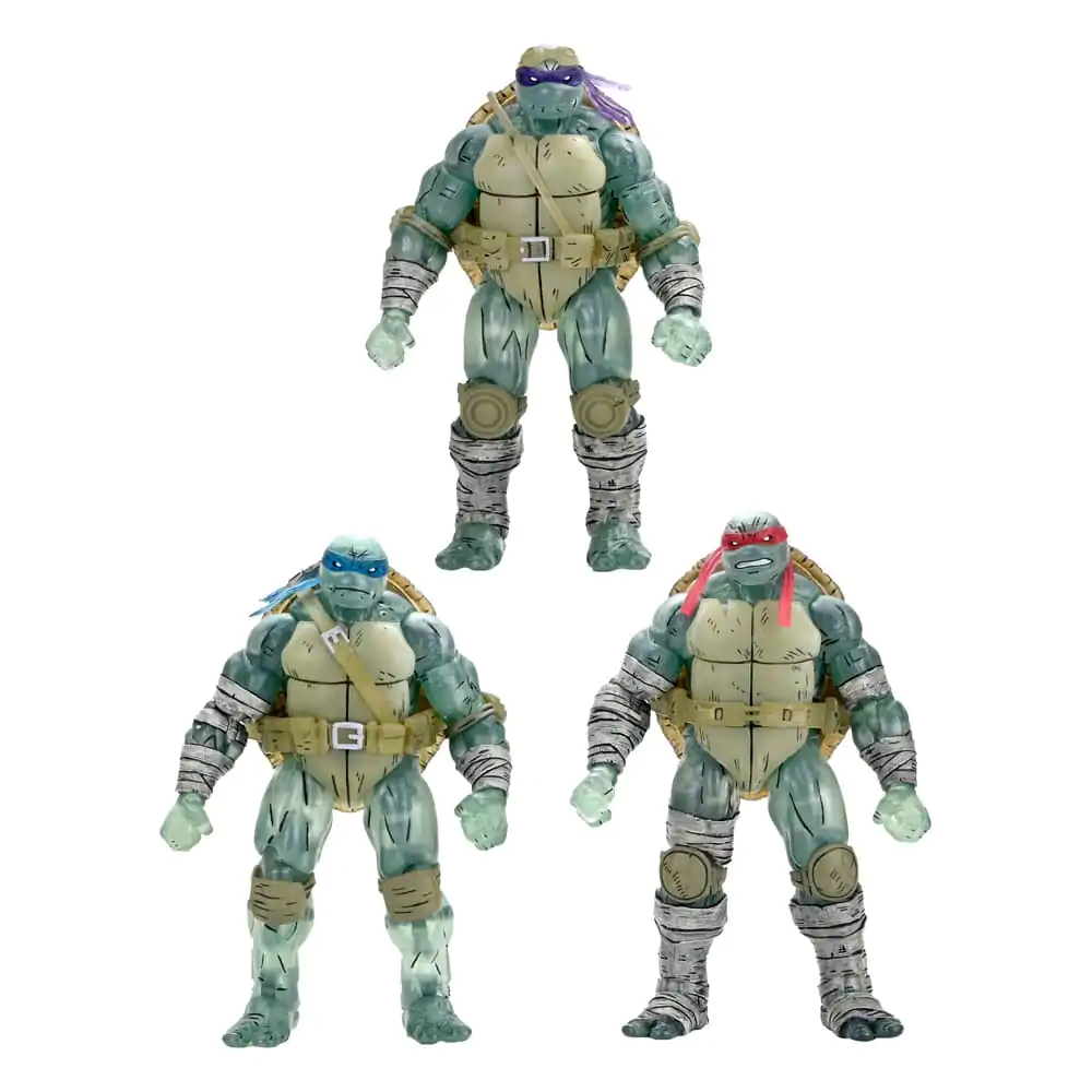 Teenage Mutant Ninja Turtles (The Last Ronin) Akcijska Figura 3-Pack Ghost Brothers 18 cm fotografija proizvoda