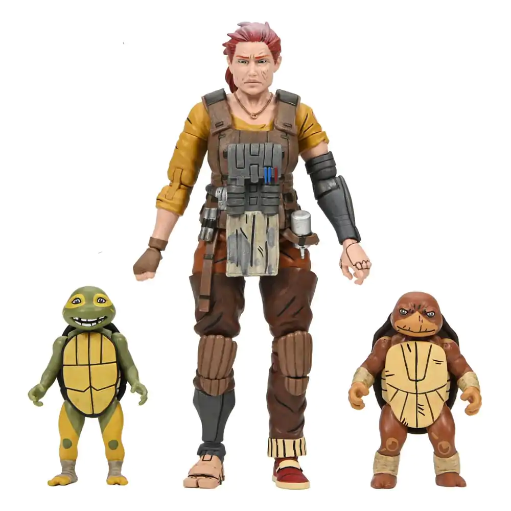 Teenage Mutant Ninja Turtles (The Last Ronin The Lost Years) Akcijska Figura Grammy April s Baby Yi & Moja 18 cm fotografija proizvoda