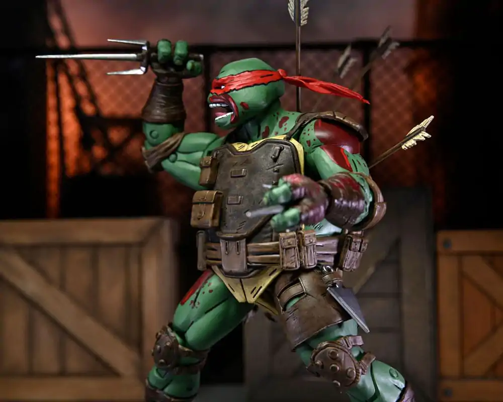 Teenage Mutant Ninja Turtles The Last Ronin akcijska figura Ultimate First to Fall Raphael 18 cm fotografija proizvoda