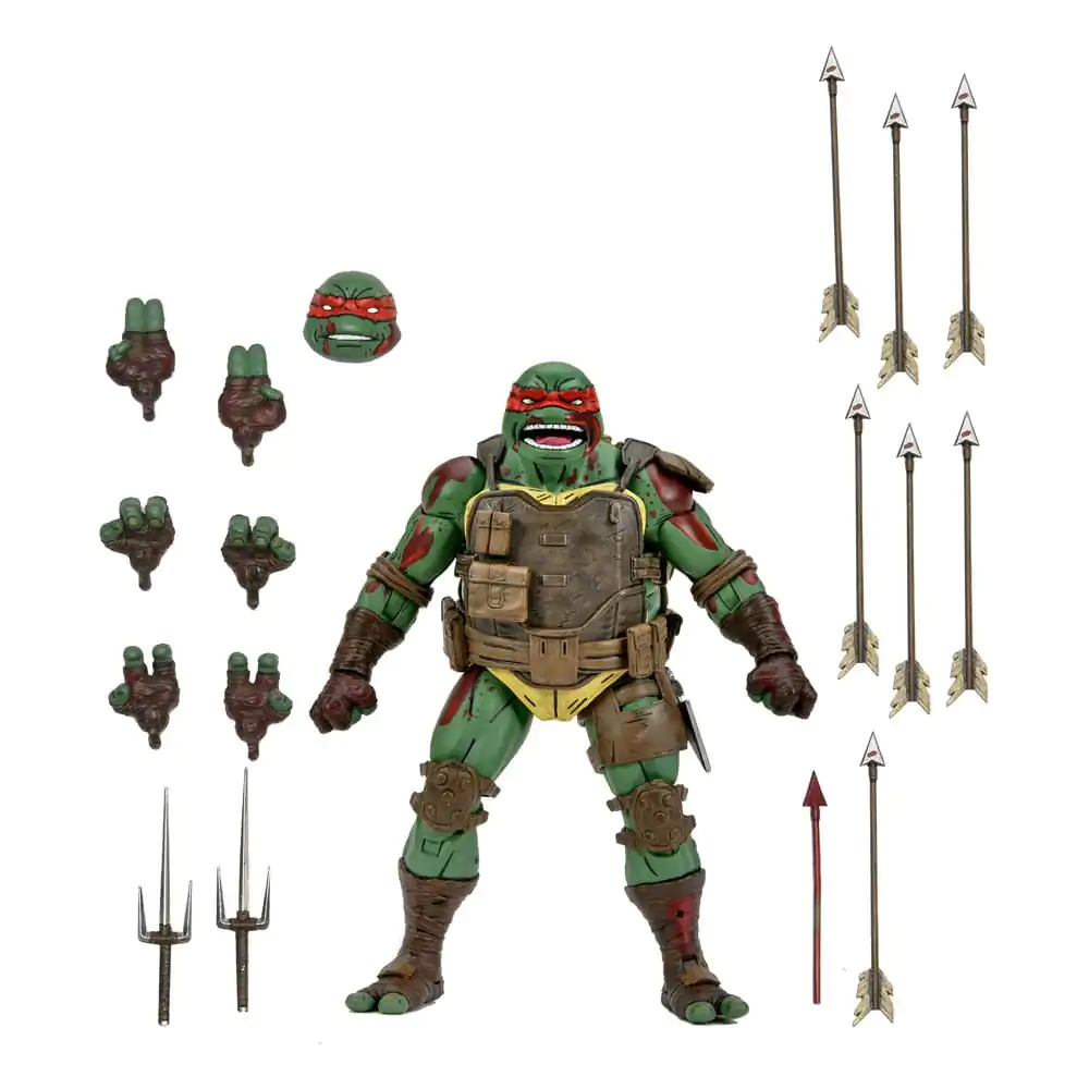 Teenage Mutant Ninja Turtles The Last Ronin akcijska figura Ultimate First to Fall Raphael 18 cm fotografija proizvoda