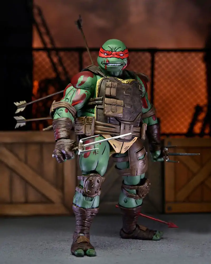 Teenage Mutant Ninja Turtles The Last Ronin akcijska figura Ultimate First to Fall Raphael 18 cm fotografija proizvoda