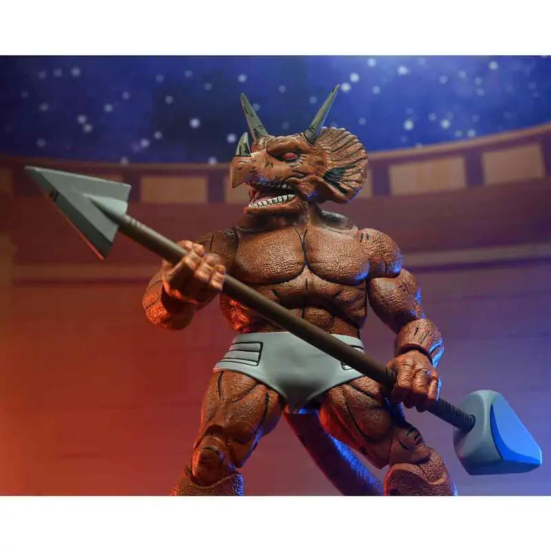 Teenage Mutant Ninja Turtles Triceraton Gladiator figura 18 cm fotografija proizvoda