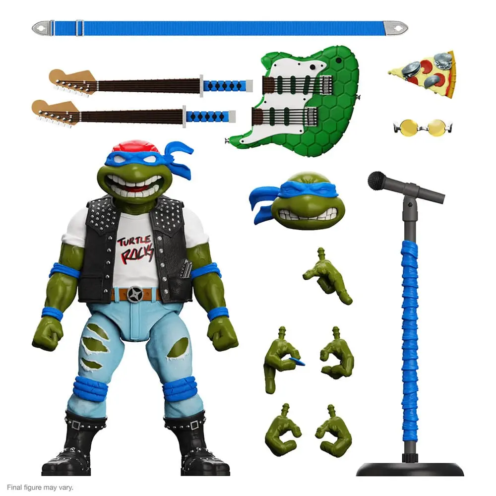 Teenage Mutant Ninja Turtles Ultimates akcijska figura Classic Rocker Leo 18 cm fotografija proizvoda