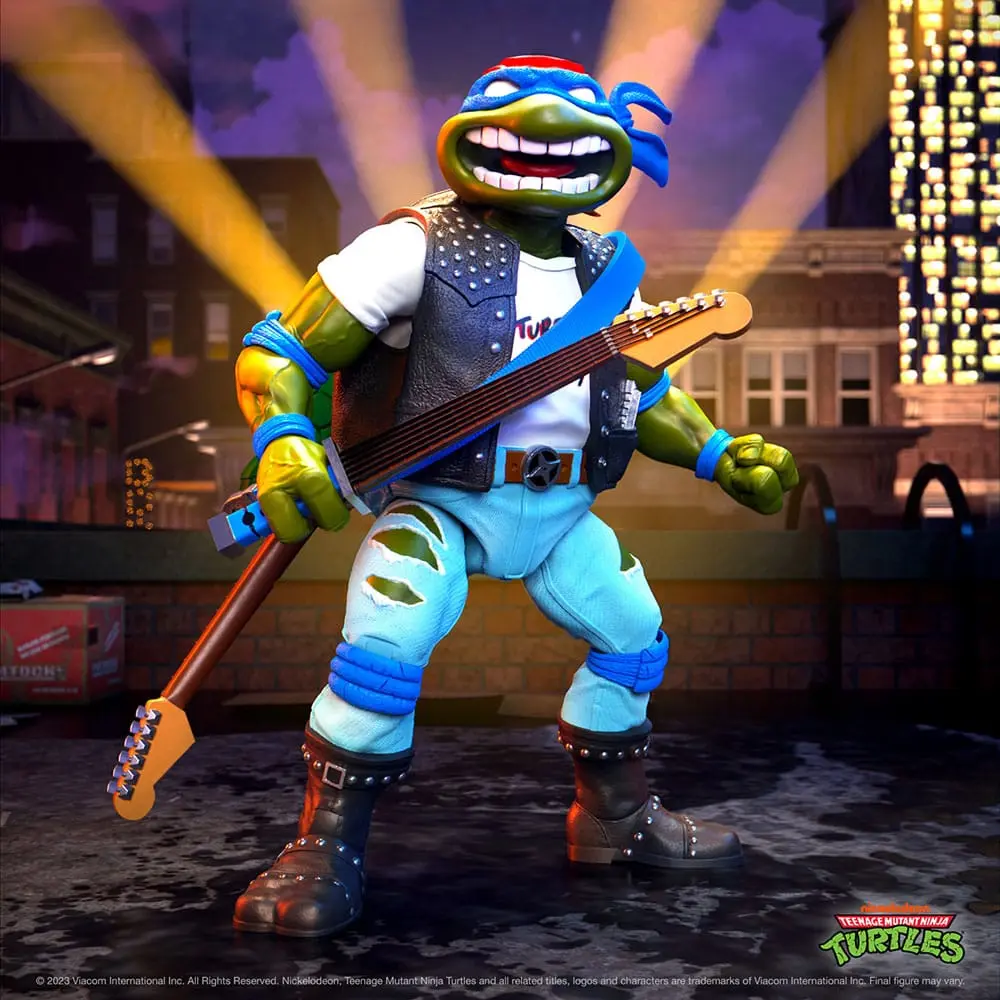 Teenage Mutant Ninja Turtles Ultimates akcijska figura Classic Rocker Leo 18 cm fotografija proizvoda