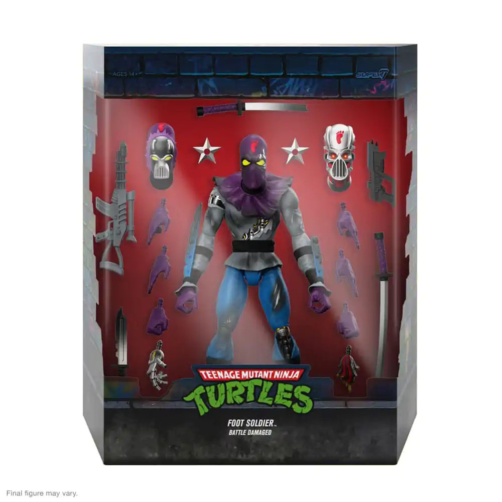 Teenage Mutant Ninja Turtles Ultimates akcijska figura Foot Soldier (Battle Damaged) 18 cm fotografija proizvoda