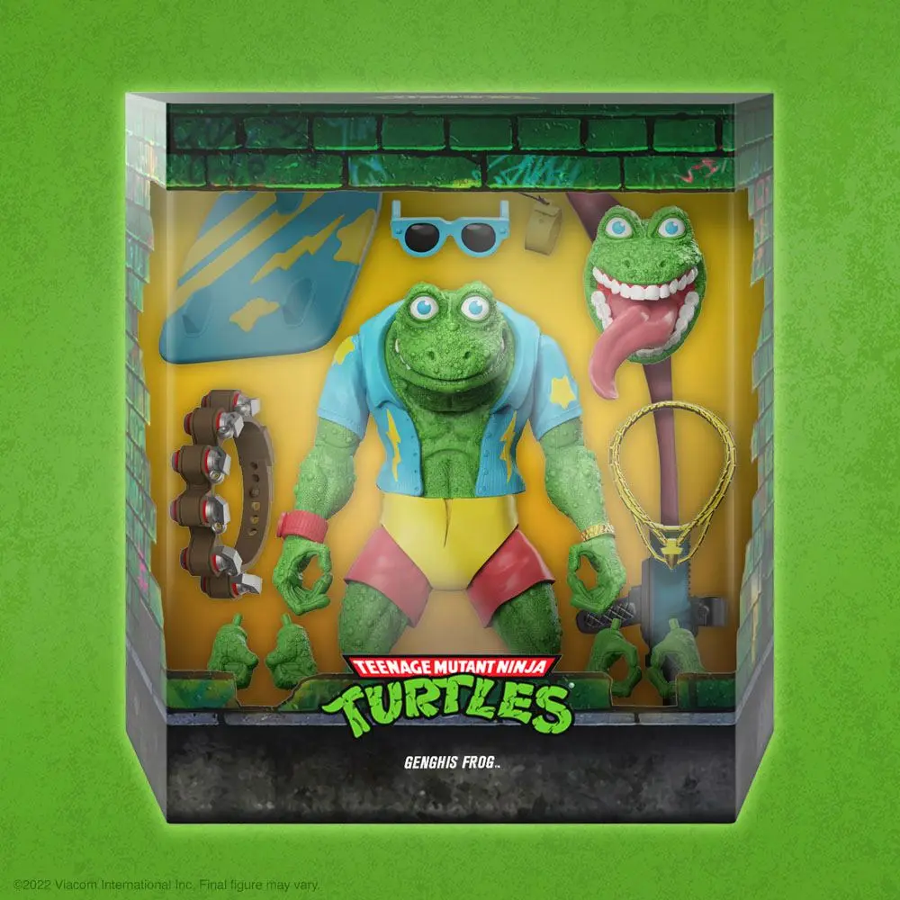 Teenage Mutant Ninja Turtles Ultimates akcijska figura Genghis Frog 18 cm fotografija proizvoda