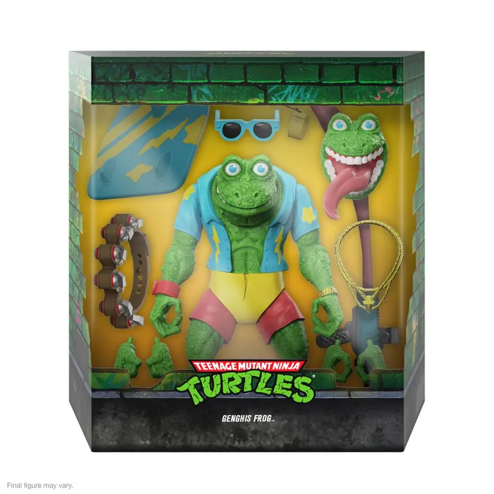 Teenage Mutant Ninja Turtles Ultimates akcijska figura Genghis Frog 18 cm fotografija proizvoda