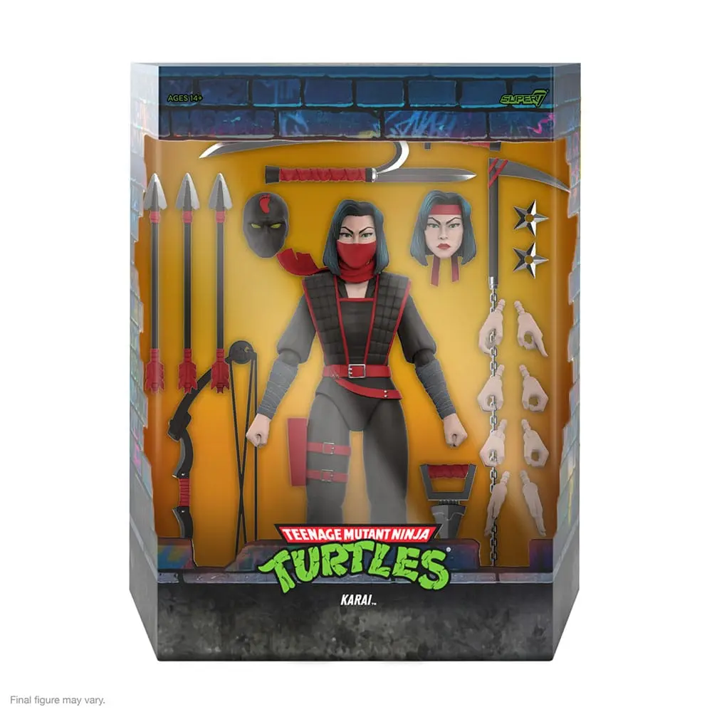 Teenage Mutant Ninja Turtles Ultimates akcijska figura Karai 18 cm fotografija proizvoda