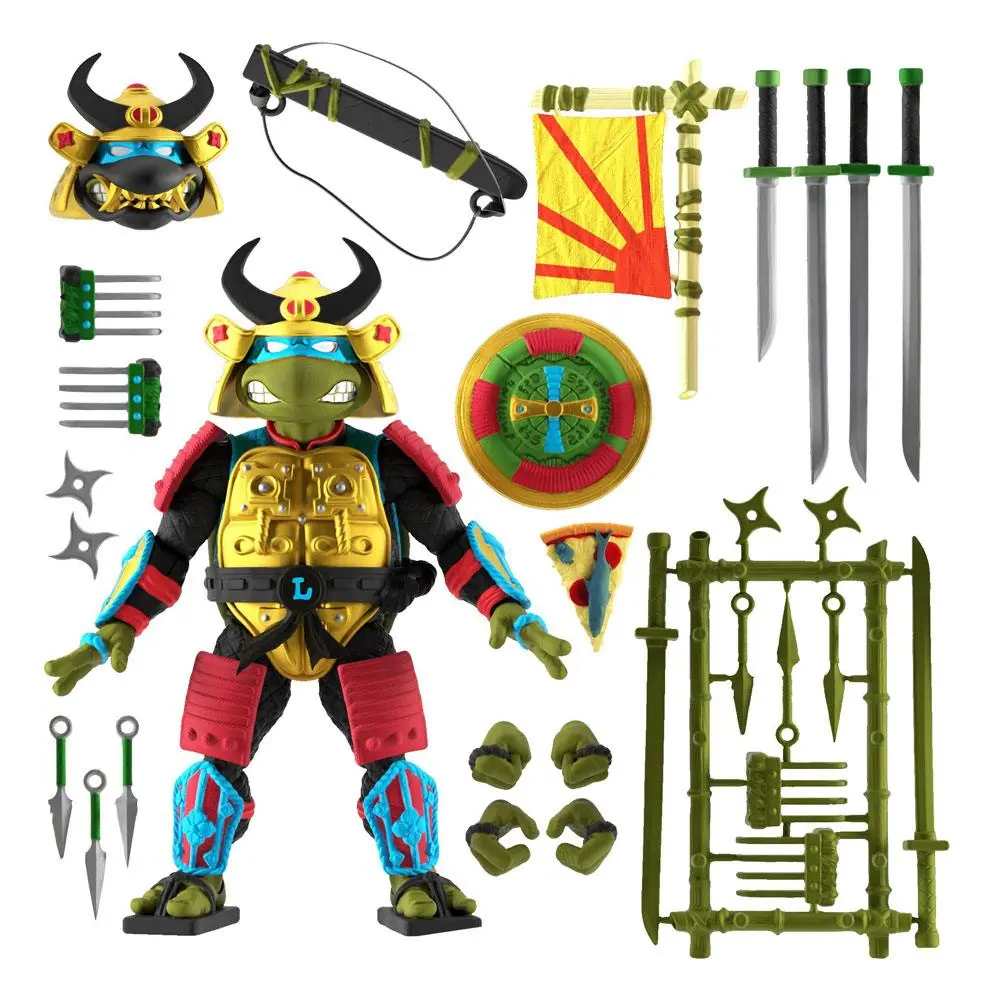 Teenage Mutant Ninja Turtles Ultimates akcijska figura Leo the Sewer Samurai 18 cm fotografija proizvoda