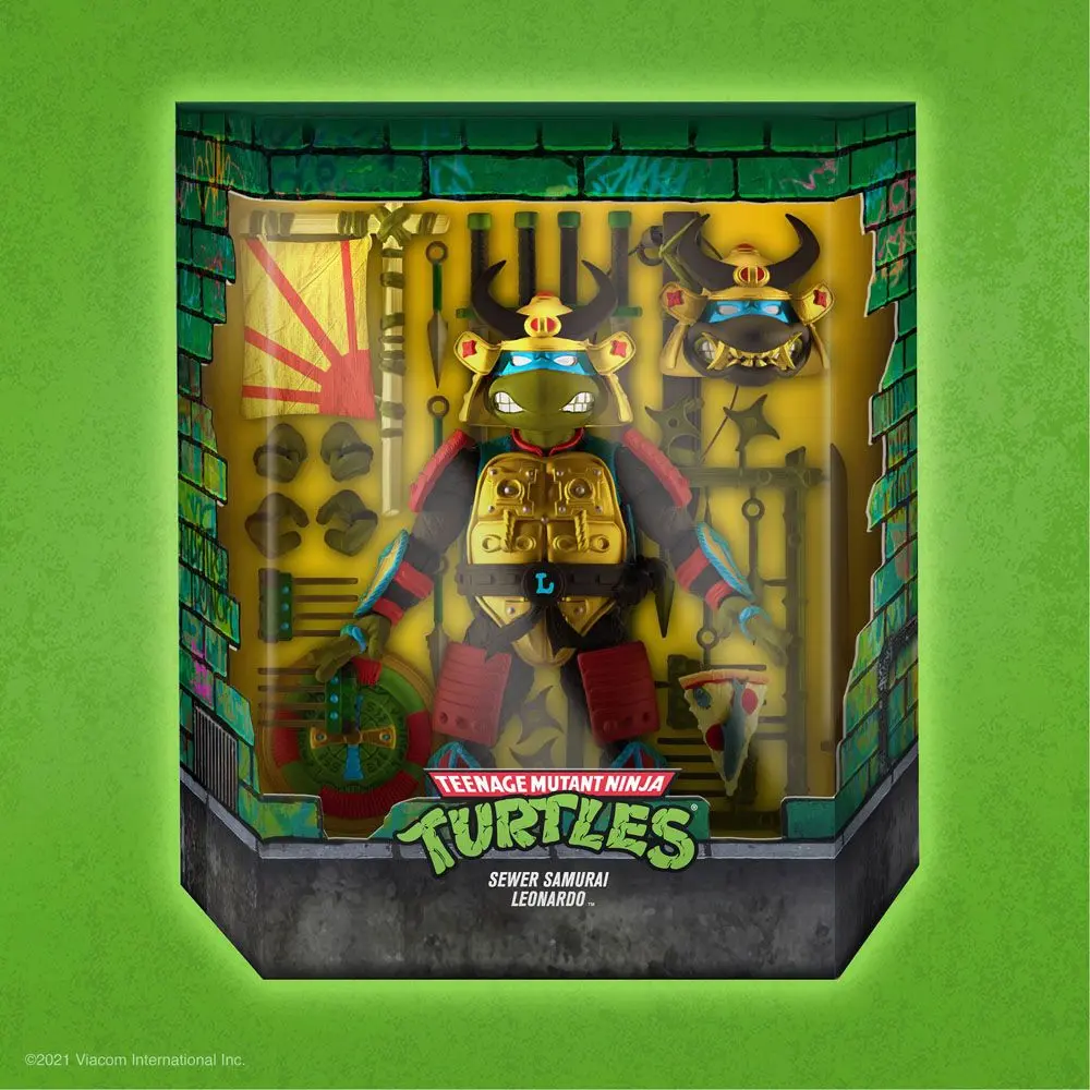 Teenage Mutant Ninja Turtles Ultimates akcijska figura Leo the Sewer Samurai 18 cm fotografija proizvoda