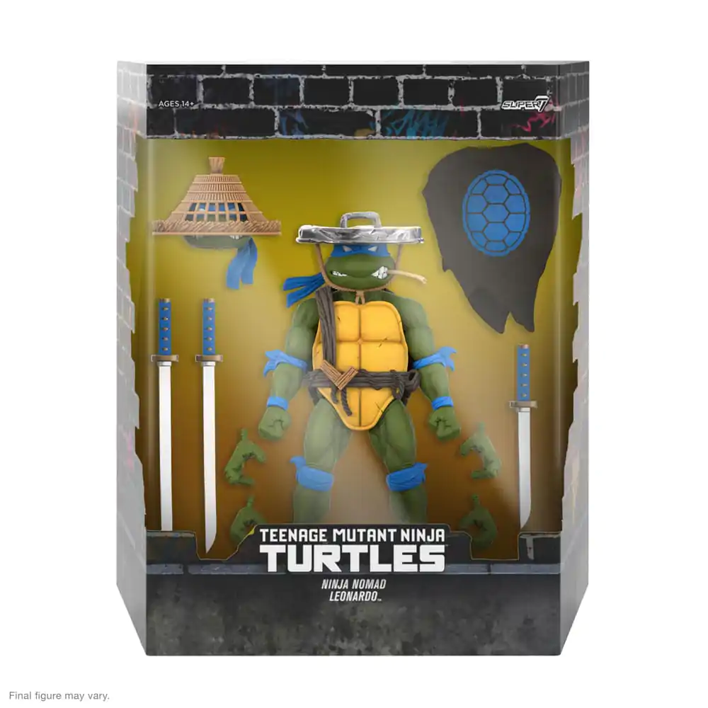 Teenage Mutant Ninja Turtles Ultimates akcijska figura Ninja Nomad Leonardo 18 cm fotografija proizvoda