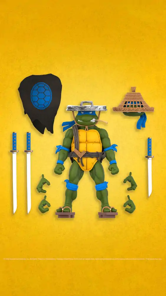 Teenage Mutant Ninja Turtles Ultimates akcijska figura Ninja Nomad Leonardo 18 cm fotografija proizvoda