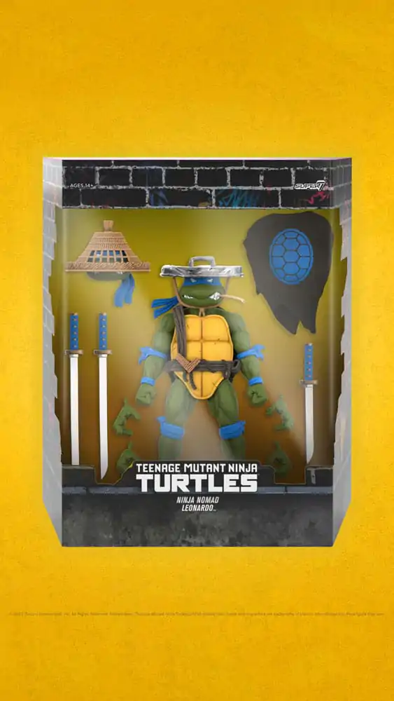 Teenage Mutant Ninja Turtles Ultimates akcijska figura Ninja Nomad Leonardo 18 cm fotografija proizvoda