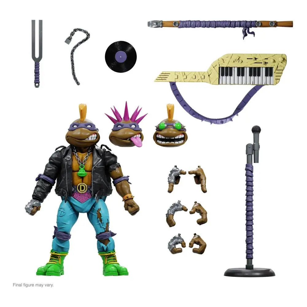 Teenage Mutant Ninja Turtles Ultimates akcijska figura Punker Donatello 18 cm fotografija proizvoda