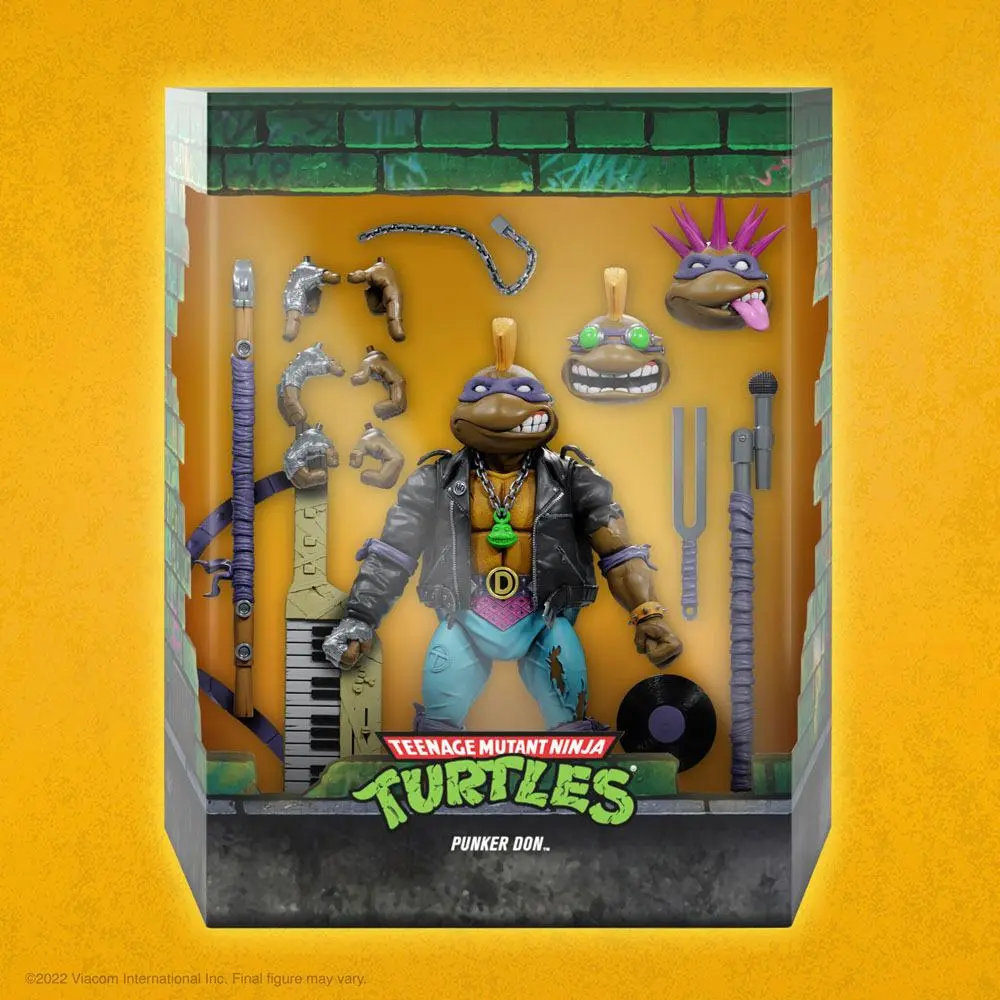 Teenage Mutant Ninja Turtles Ultimates akcijska figura Punker Donatello 18 cm fotografija proizvoda