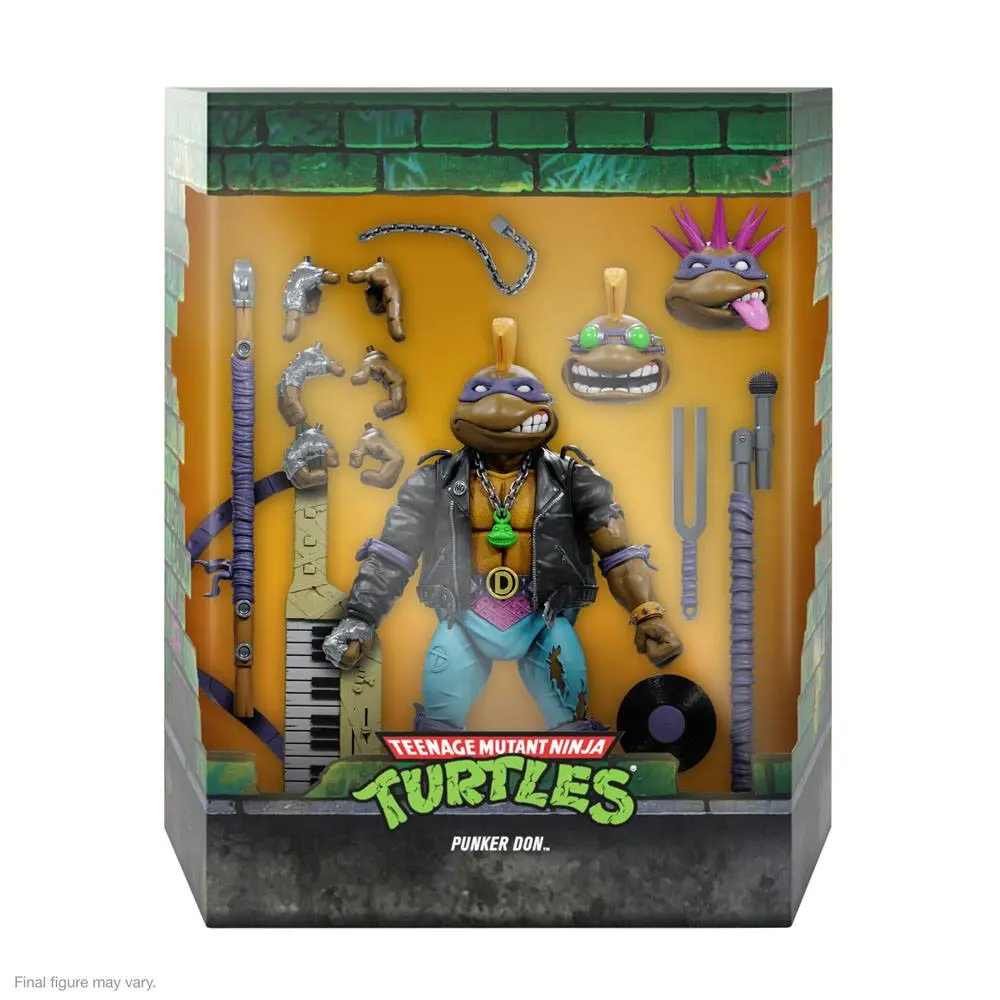 Teenage Mutant Ninja Turtles Ultimates akcijska figura Punker Donatello 18 cm fotografija proizvoda