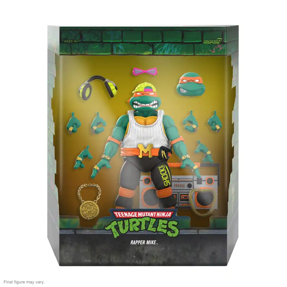 Teenage Mutant Ninja Turtles Ultimates akcijska figura Rappin' Mike 18 cm fotografija proizvoda