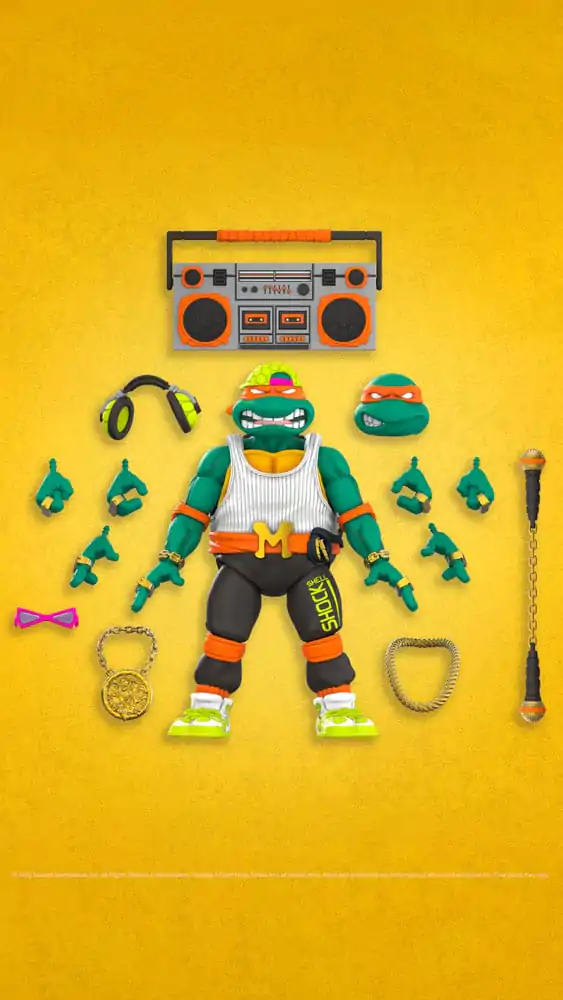 Teenage Mutant Ninja Turtles Ultimates akcijska figura Rappin' Mike 18 cm fotografija proizvoda