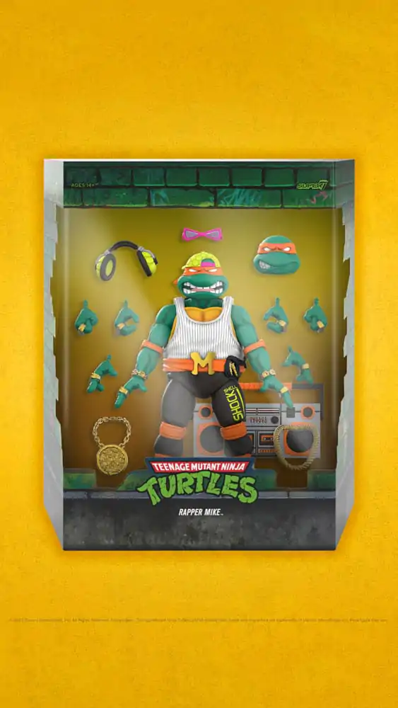 Teenage Mutant Ninja Turtles Ultimates akcijska figura Rappin' Mike 18 cm fotografija proizvoda